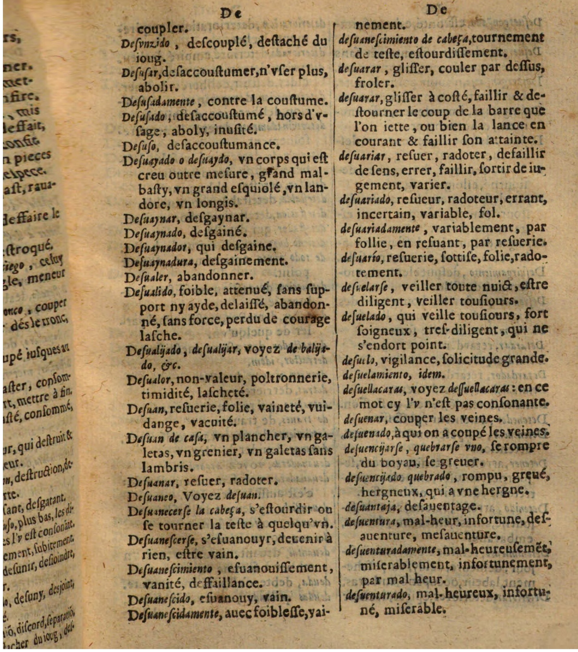 1625 - Hubert Antoine - Trésor des deux langues espagnole et française - Augsbourg