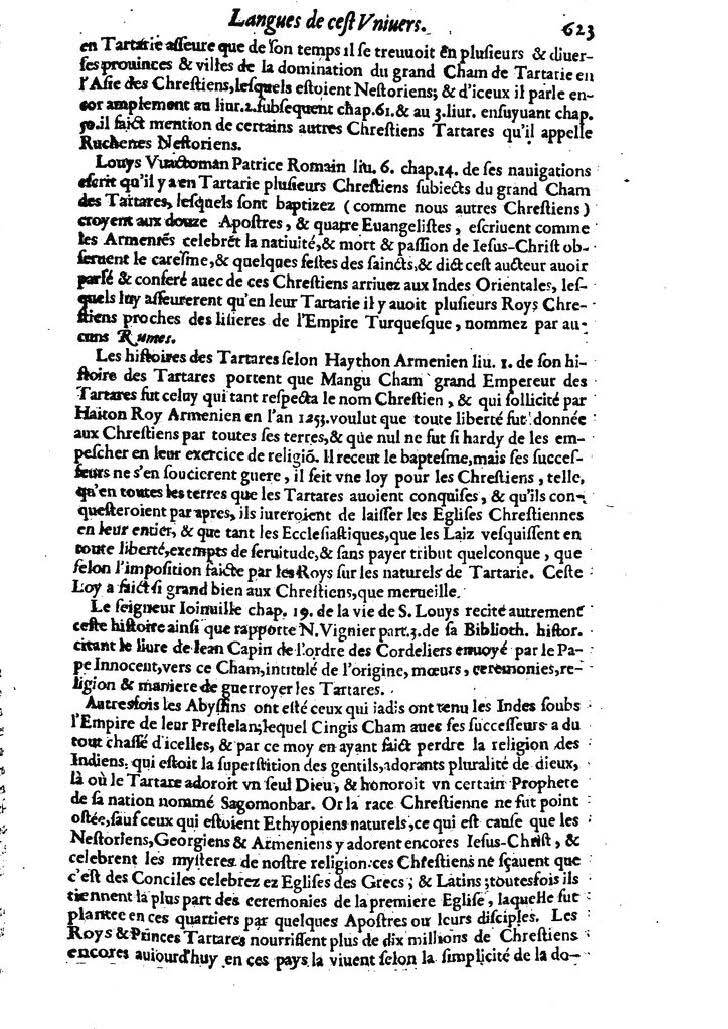 1613 - Matthieu Berjon - Trésor de l’histoire des langues de cet univers - BM Lyon