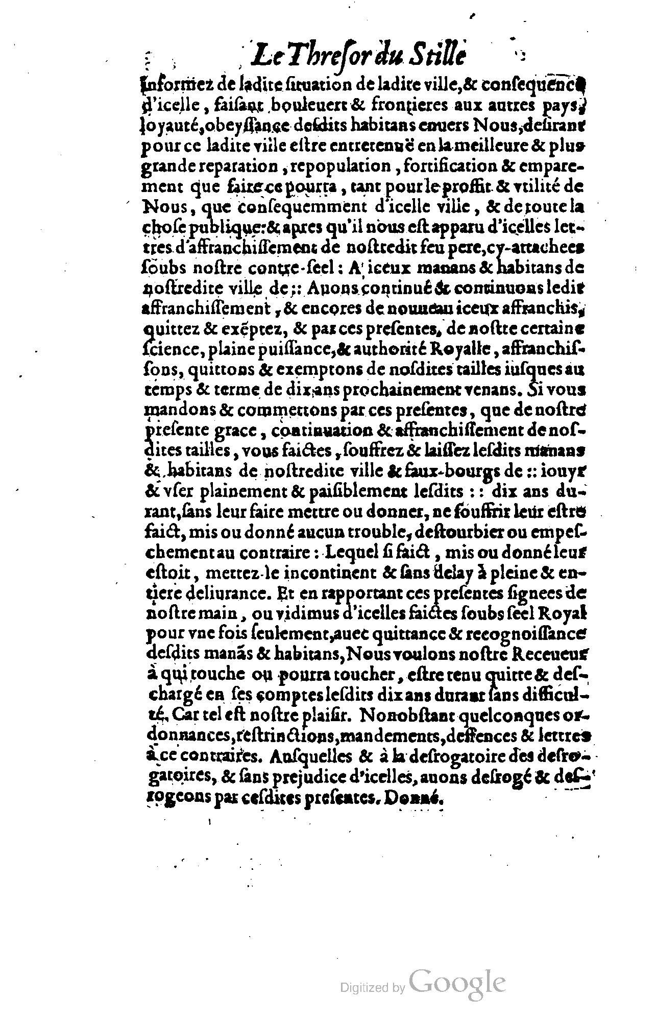 1614 - Jean Richer - Trésor du nouveau style et protocole de la chancellerie de France - BSB Munich 1614 - Jean Richer - Trésor du nouveau style et protocole de la chancellerie de France - BSB Munich