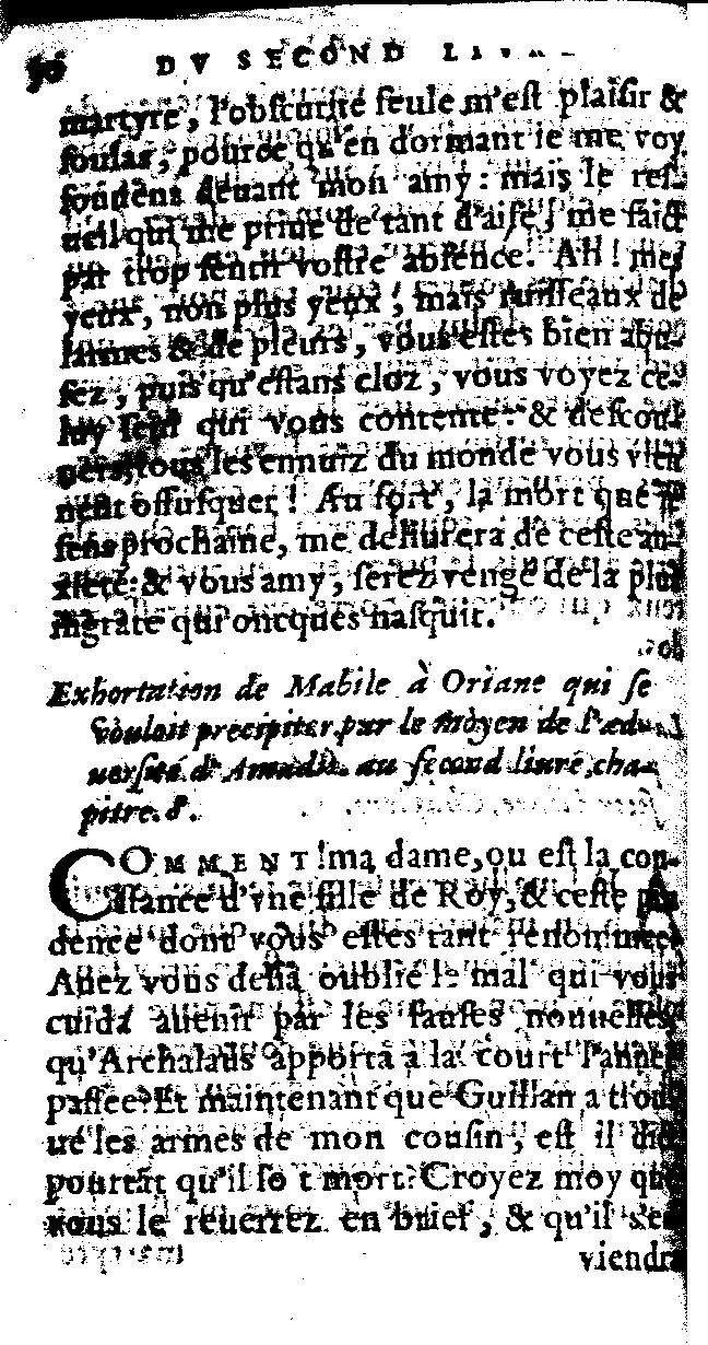 1562 - Jean d’Ogerolles et Gabriel Cotier - Trésor des Amadis - Lucerne