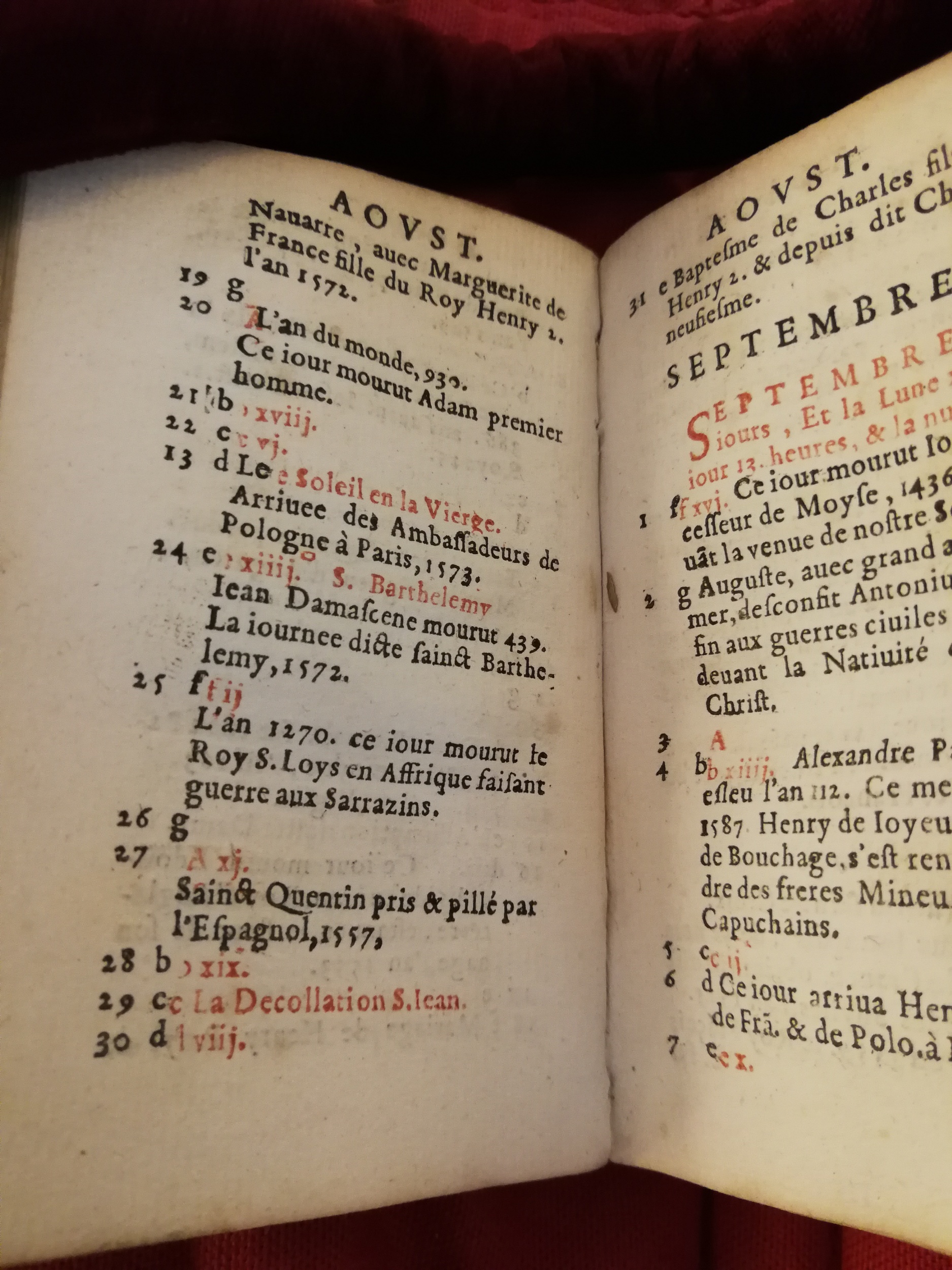 1598 - Barthélemy Macé - Trésor des prières, oraisons et instructions chrétiennes - Bibliothèque Sainte-Geneviève