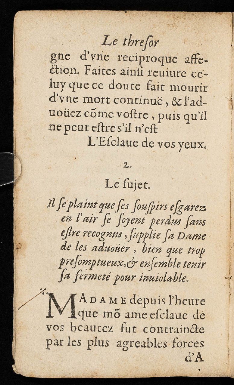 1597 - Thibaud Ancelin - Trésor d’amour - Stuttgart