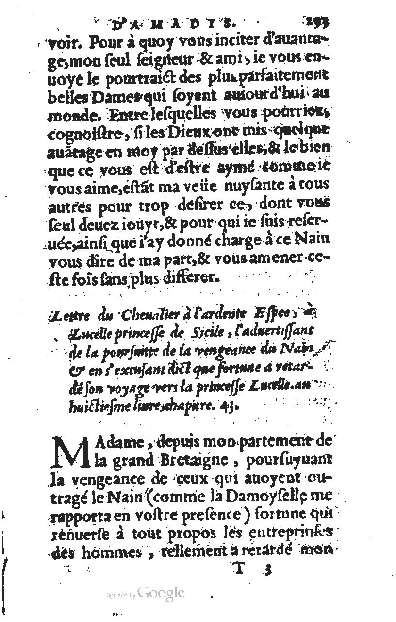 1567 - Jean Pygot - Trésor des Amadis - BM Lyon 1567 - Jean Pygot - Trésor des Amadis - BM Lyon