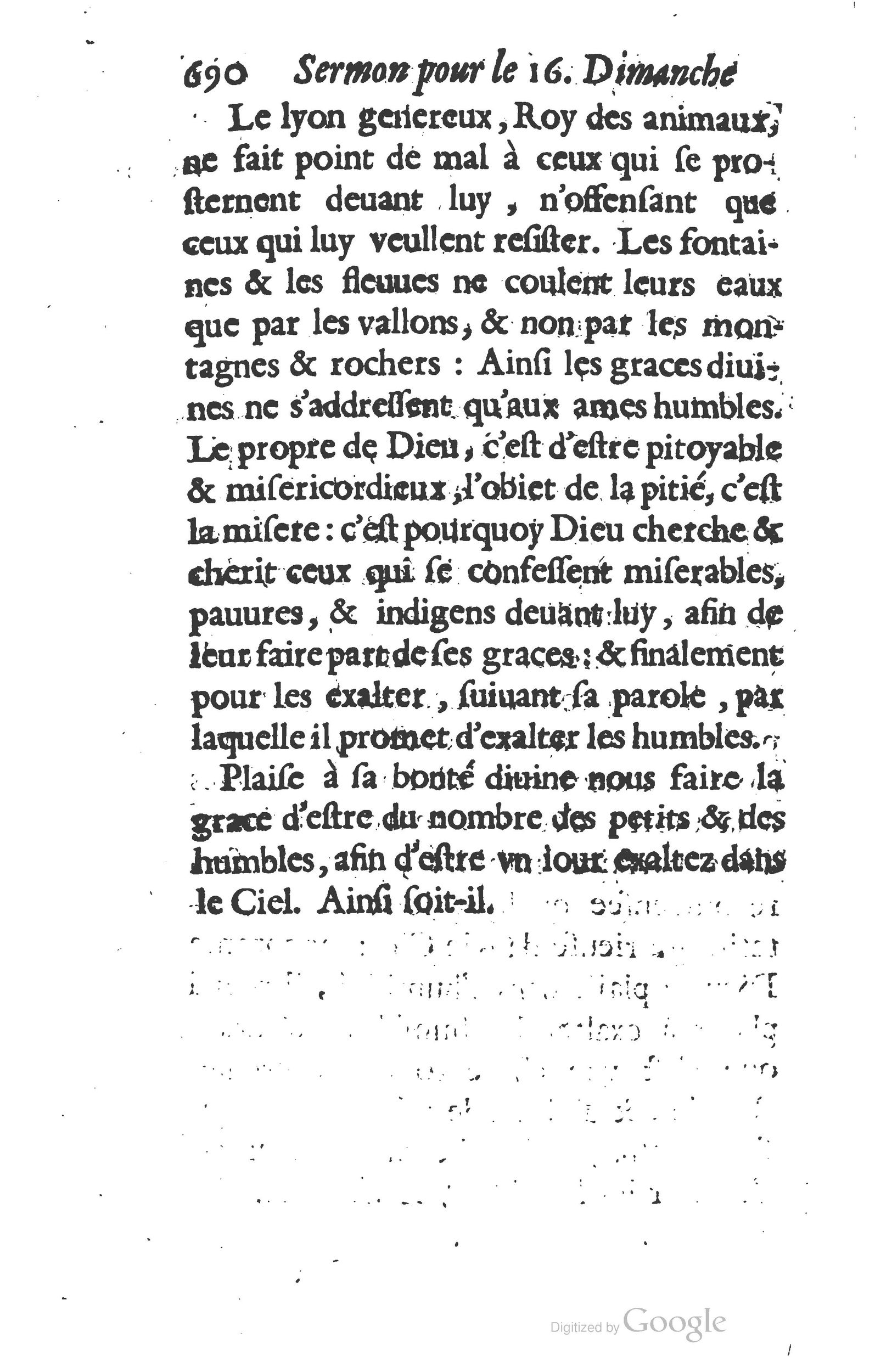 1629 - Manassés de Préaulx - Sermons ou Trésors de la piété chrétienne - BM Lyon