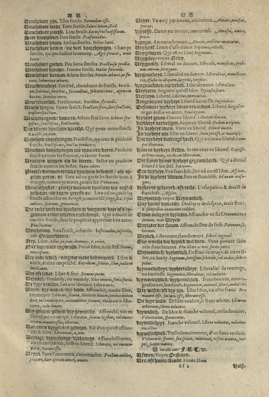 1573 - Christophe Plantin - Trésor du langage bas-allemand - Greifswald 1573 - Christophe Plantin - Trésor du langage bas-allemand - Greifswald