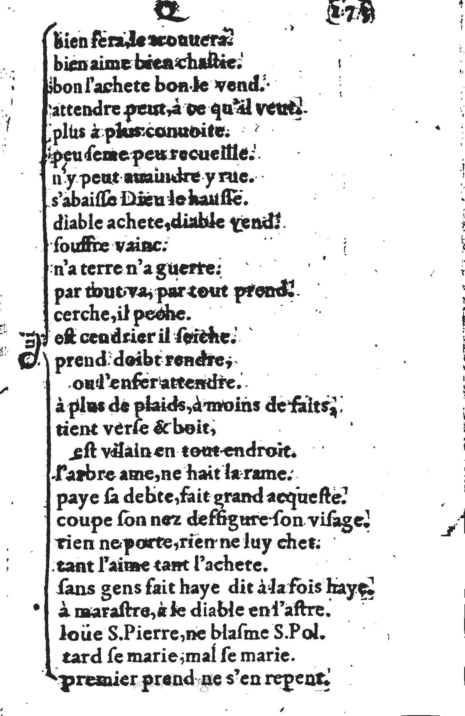1578 - Nicolas Lescuyer - Trésor des sentences dorées - UGent