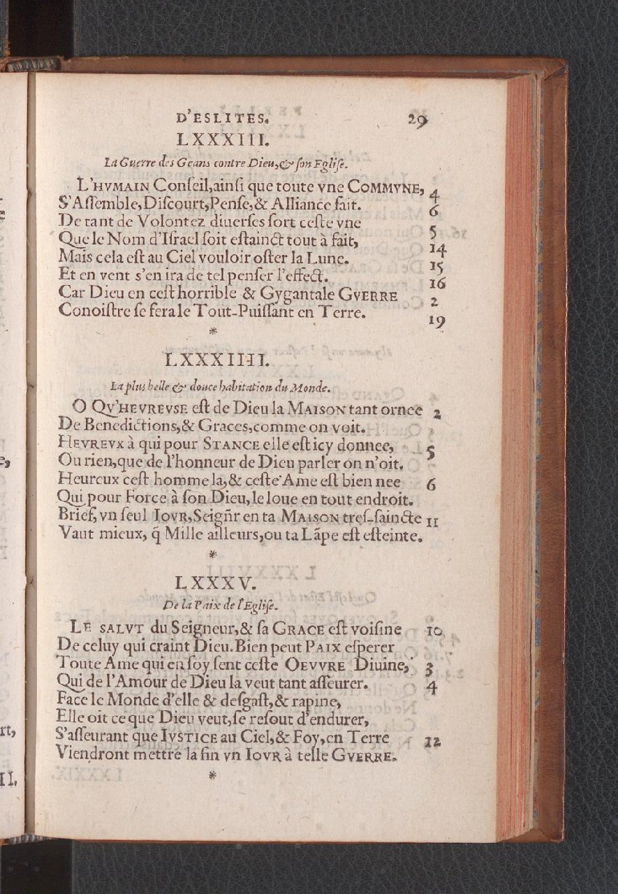 1577 - Jean de Laon - Trésor des 150 psaumes de David - Genève