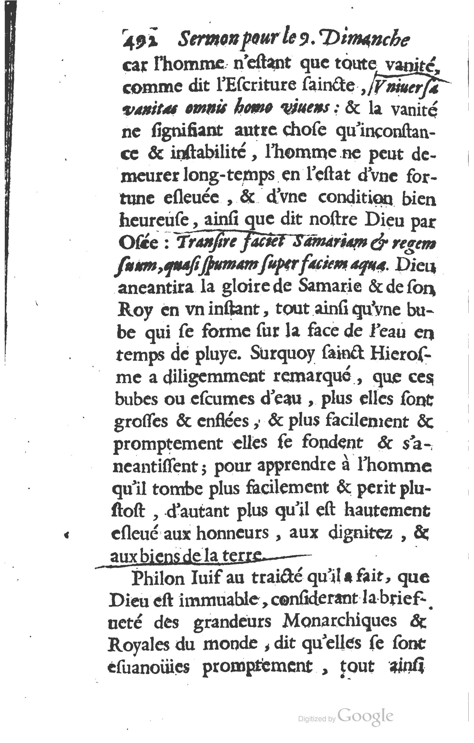 1629 - Manassés de Préaulx - Sermons ou Trésors de la piété chrétienne - BM Lyon