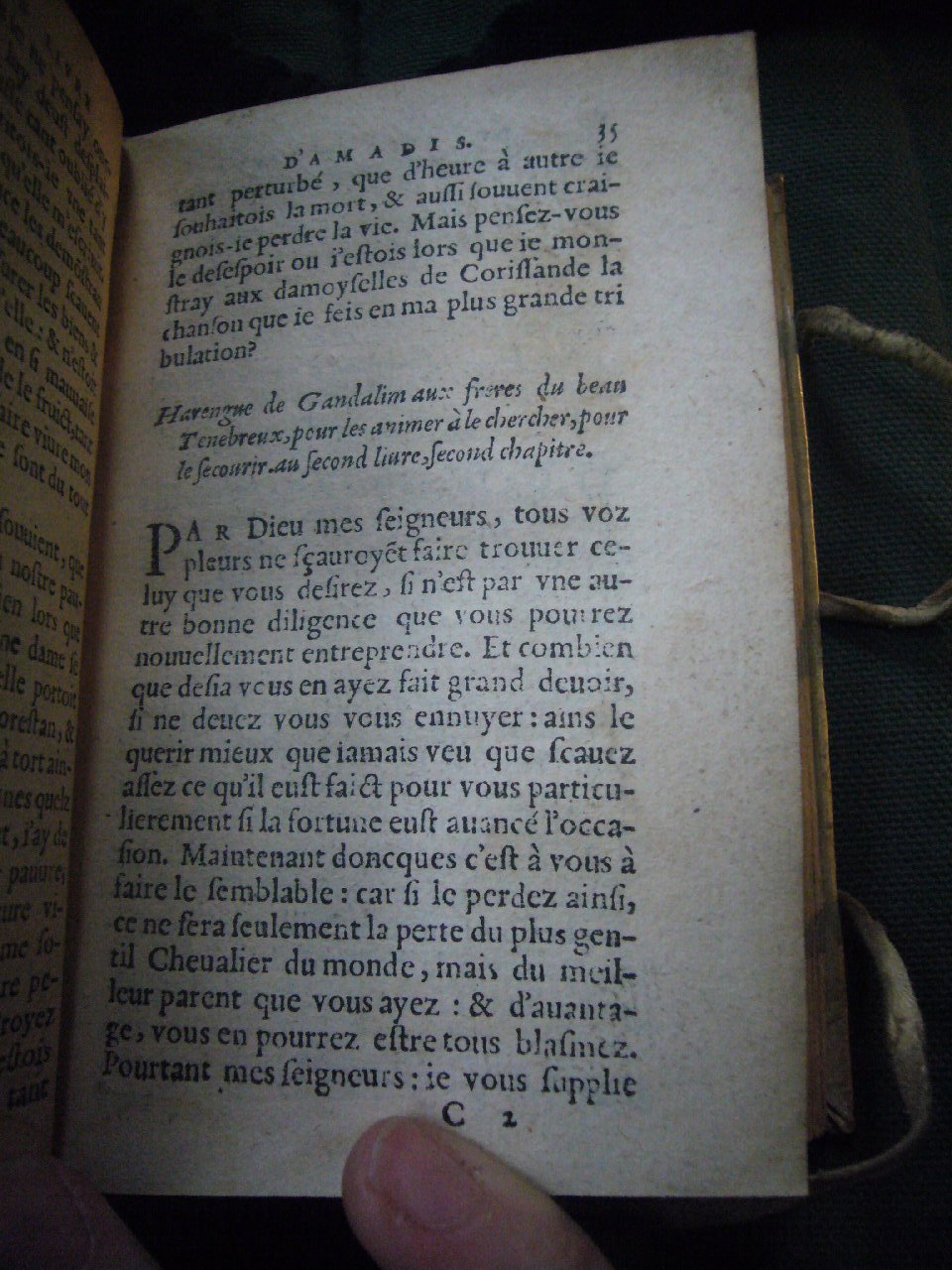 1567 - Jean Pygot - Trésor des Amadis - BnF Arsenal