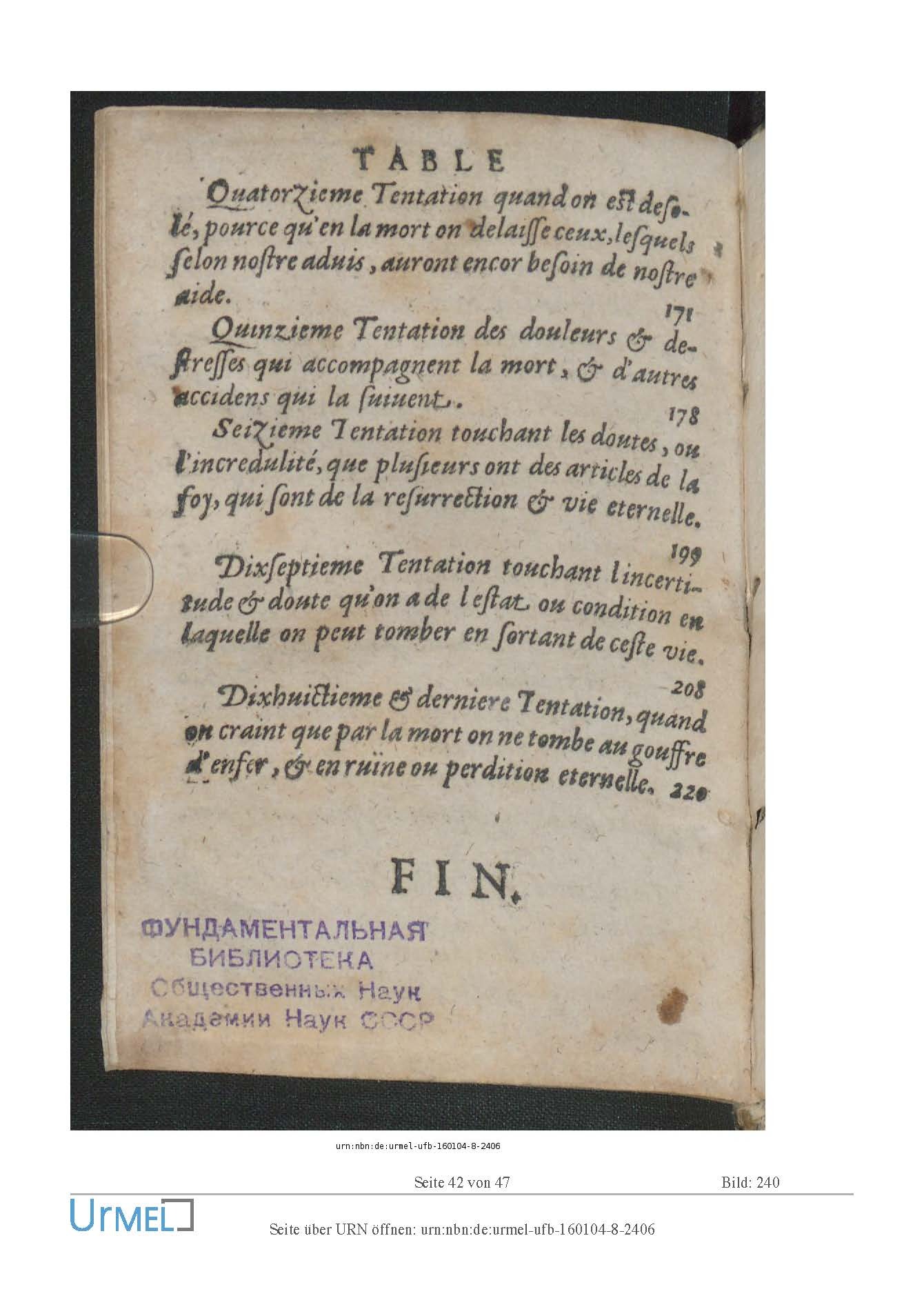 1614 - Jacques Flamand - Trésor spirituel qui contient des consolations - Universität Erfurt
