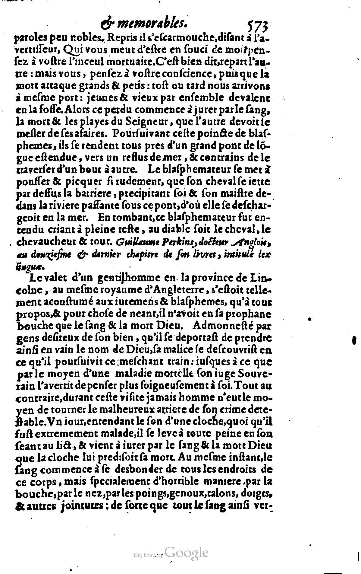 1628 - Jacques Crespin - Trésor d’histoires admirables et mémorables - BSB Munich