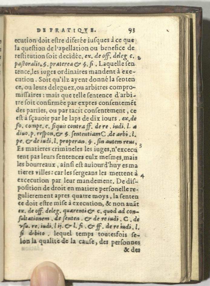 1552 - Vincent Sertenas - Trésor de pratique pour les juges - Kansas University 1552 - Vincent Sertenas - Trésor de pratique pour les juges - Kansas University