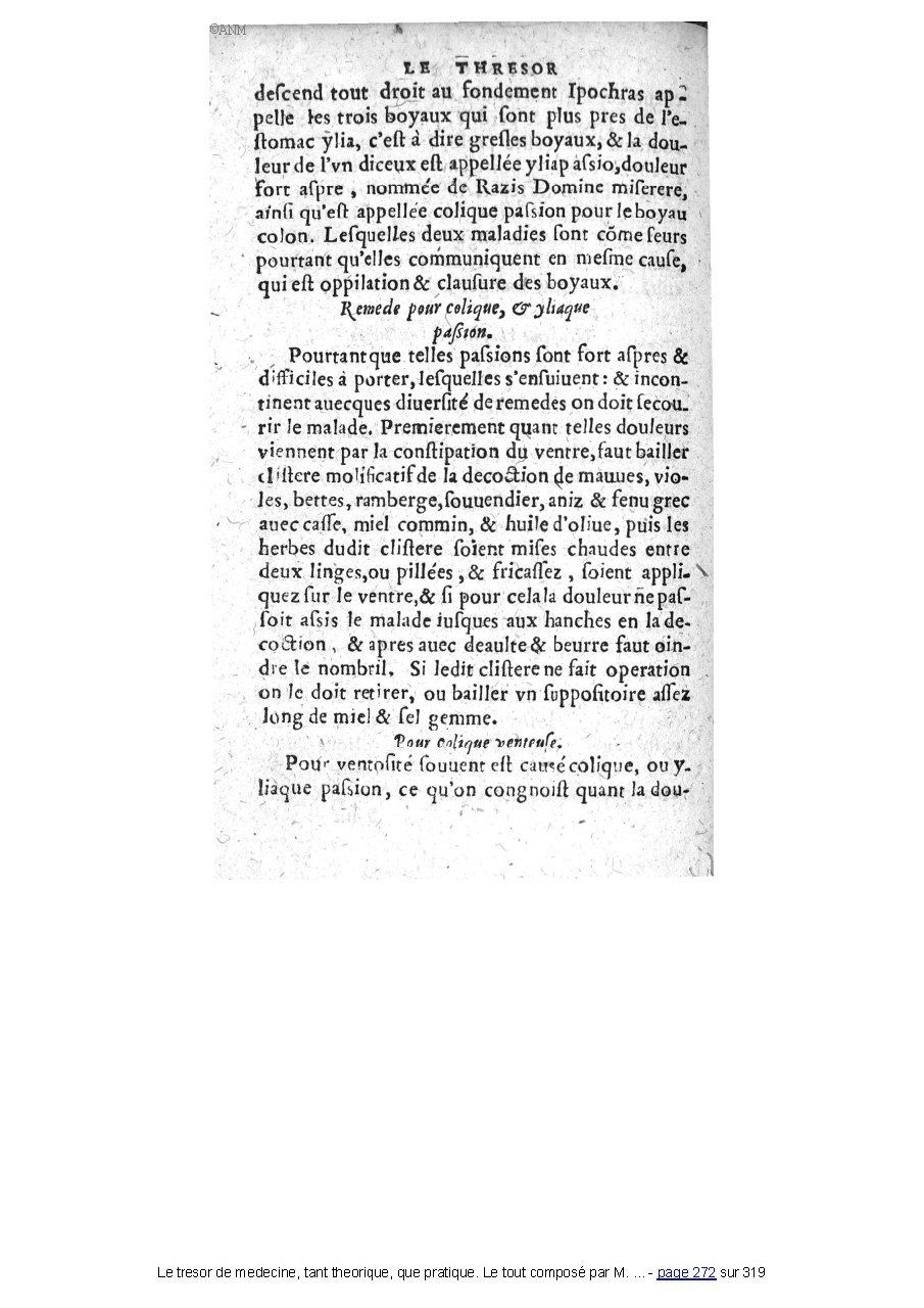 1560 - Pierre et Jan Moine - Trésor de médecine - Université Paris Cité