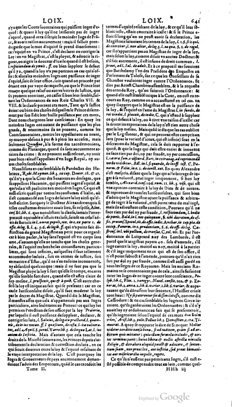 1629 - Veuve Nicolas Buon - Trésor du droit français (21754 T. 2) - BM Lyon