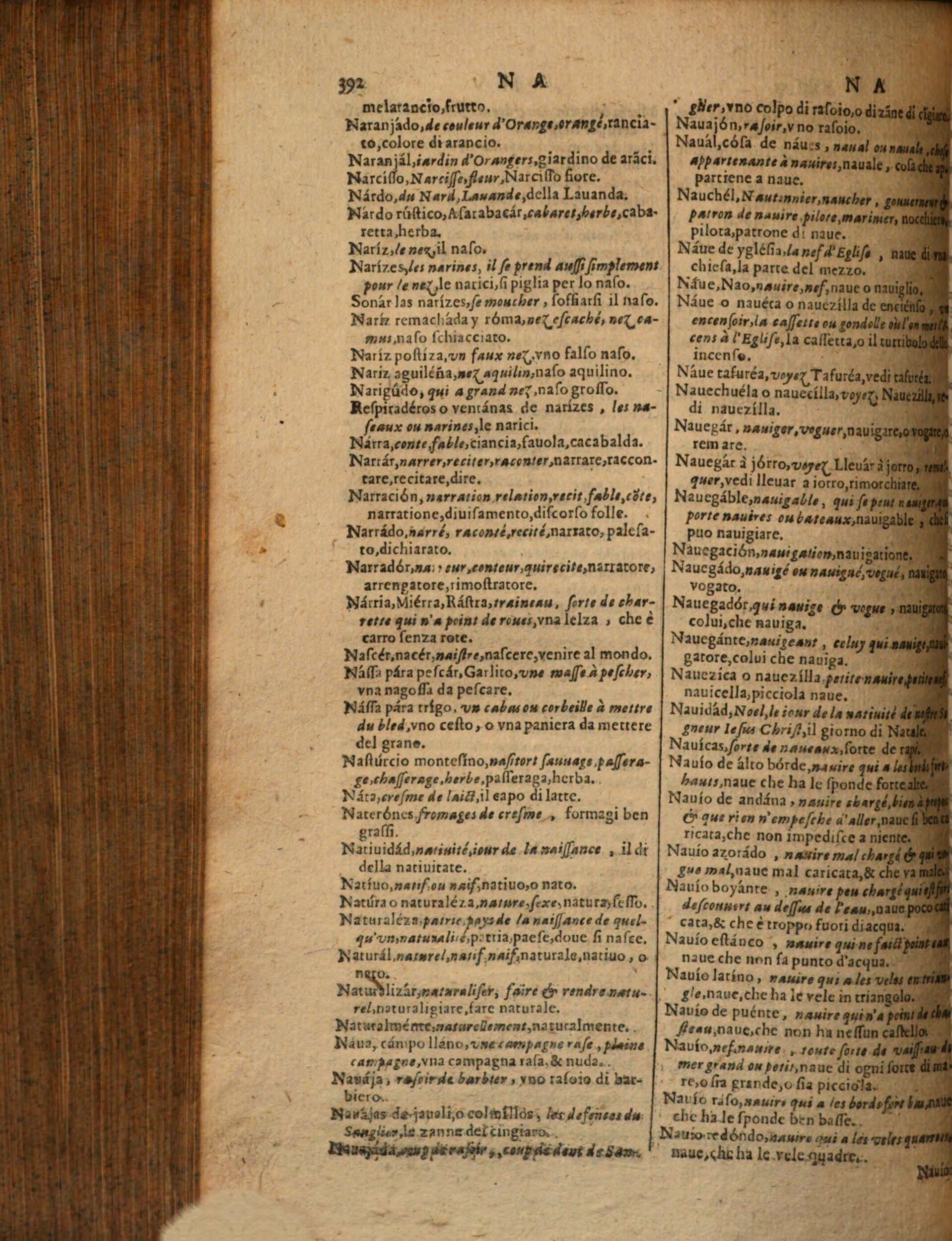 1617 - Samuel Crespin - Trésor des trois langues espagnole, française et italienne (Première partie) - Regensburg