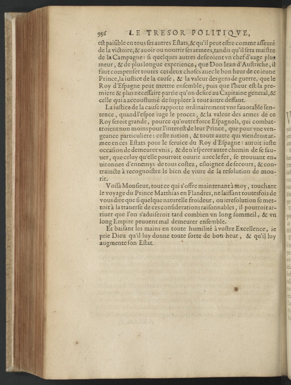 1608 - Nicolas Du Fossé - Trésor politique - BnF Tolbiac