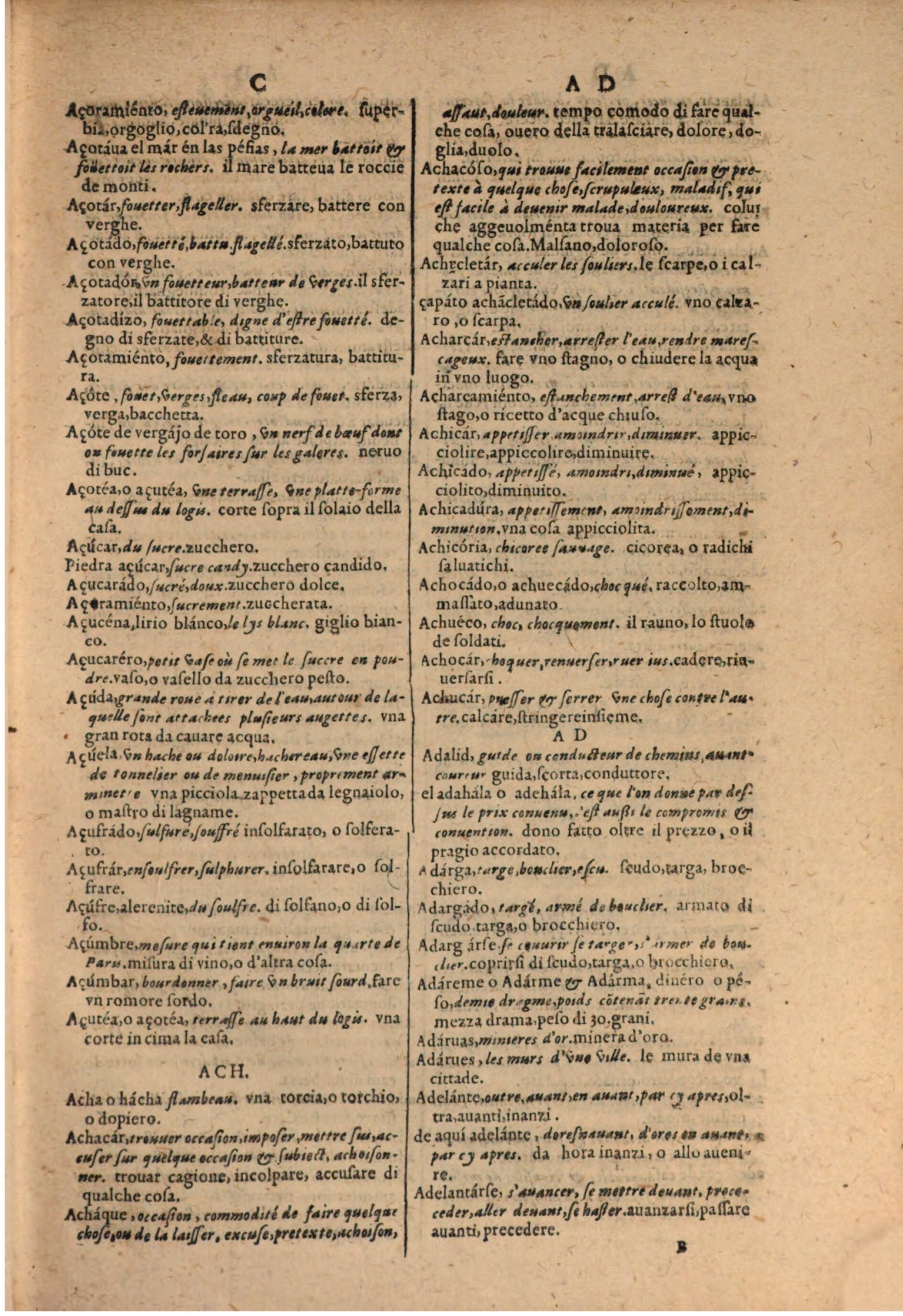 1606 Samuel Crespin Thresor des trois langues, francoise, italiene et espagnolle - BSB-017.jpeg