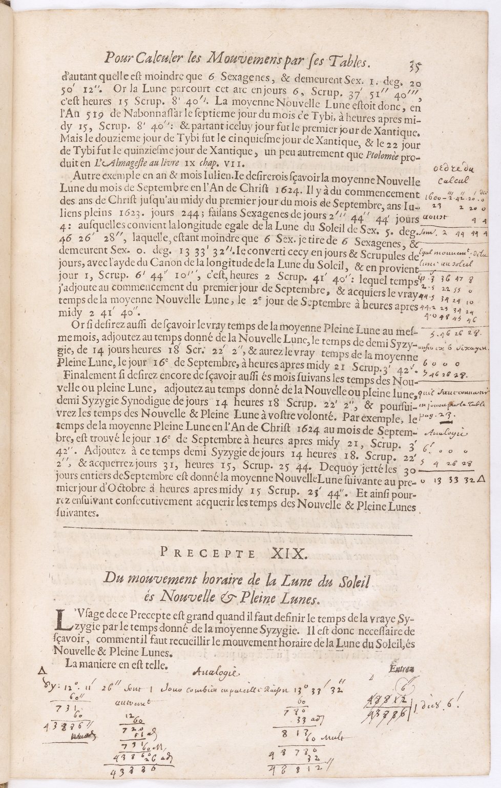 1634 - Zacharie Roman - Les Tables perpétuelles - BnF Arsenal