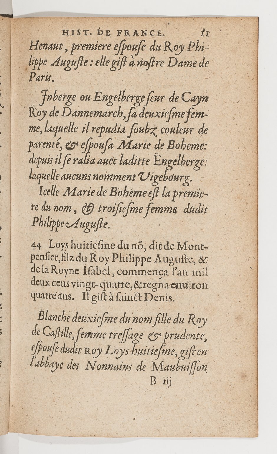 1583 - Galiot Corrozet - Trésor des histoires de France - BnF