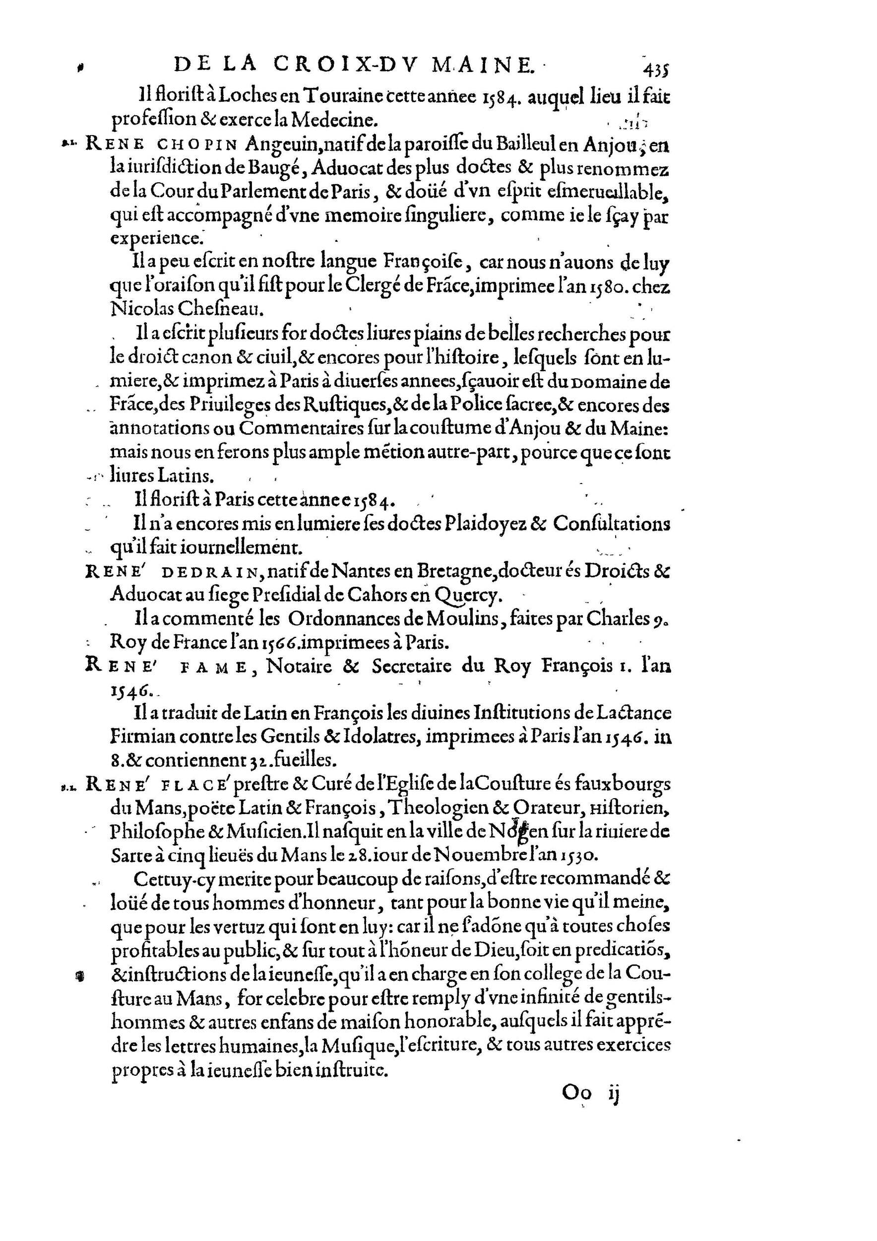 1584 - Abel L&#039;Angelier - Bibliothèques françaises - BnF