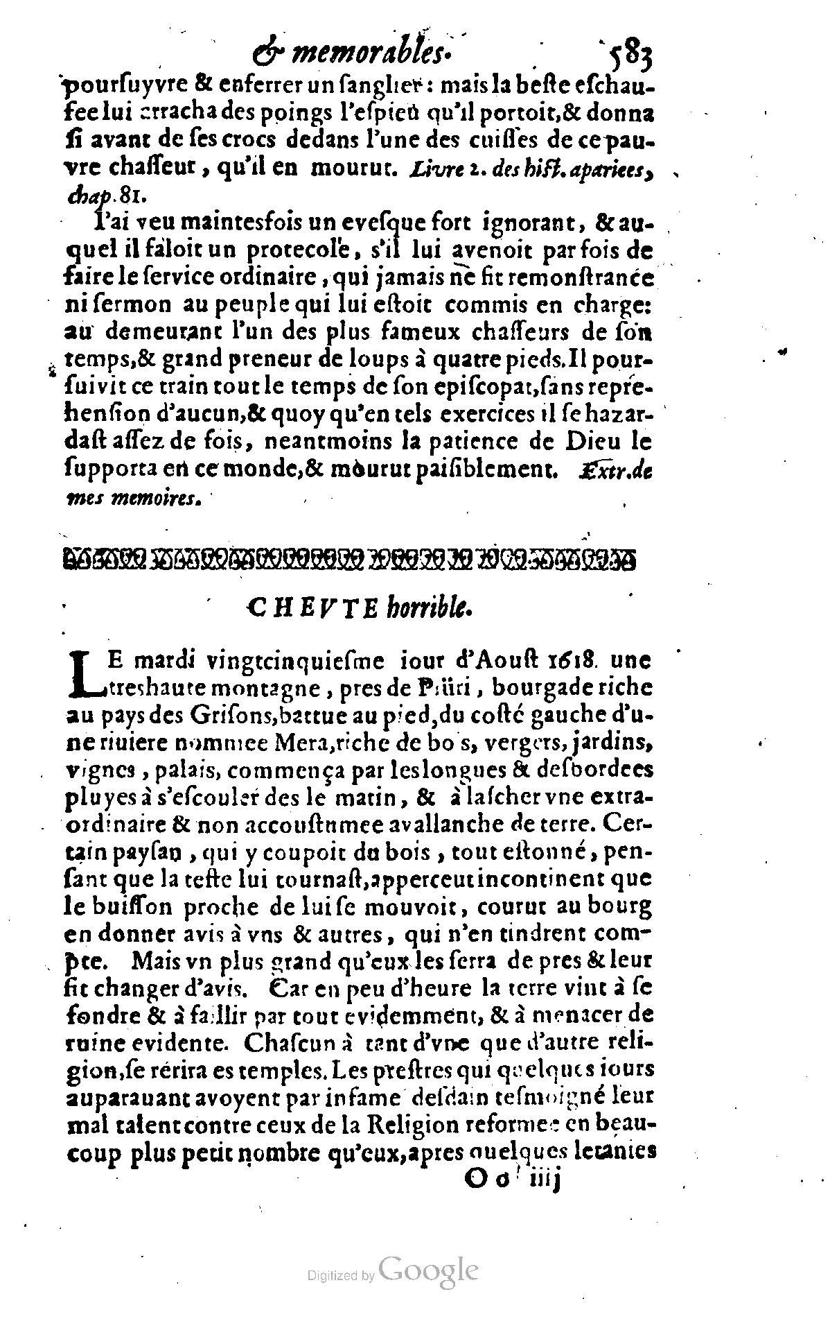 1628 - Jacques Crespin - Trésor d’histoires admirables et mémorables - BSB Munich