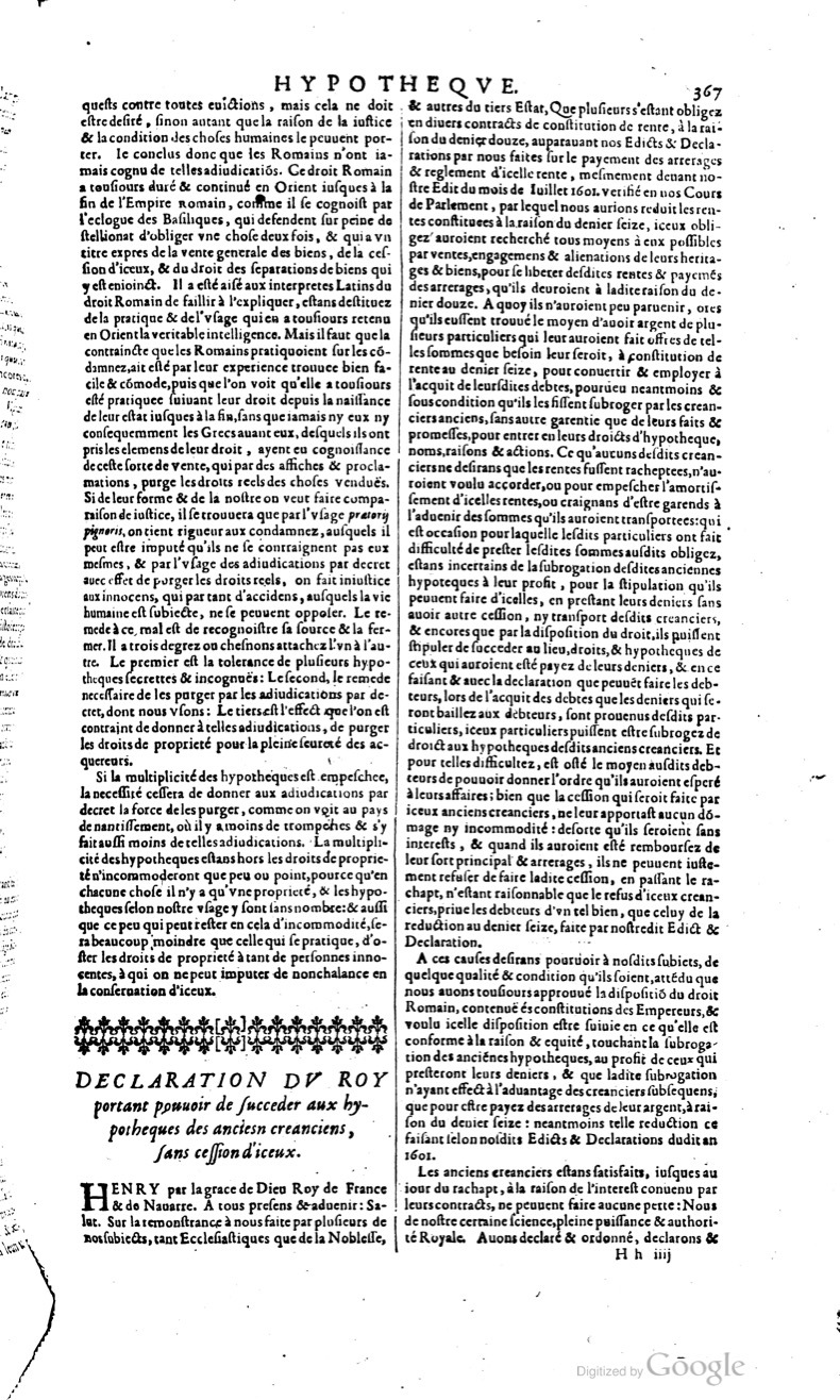 1629 - Veuve Nicolas Buon - Trésor du droit français (29620 T. 2) - BM Lyon