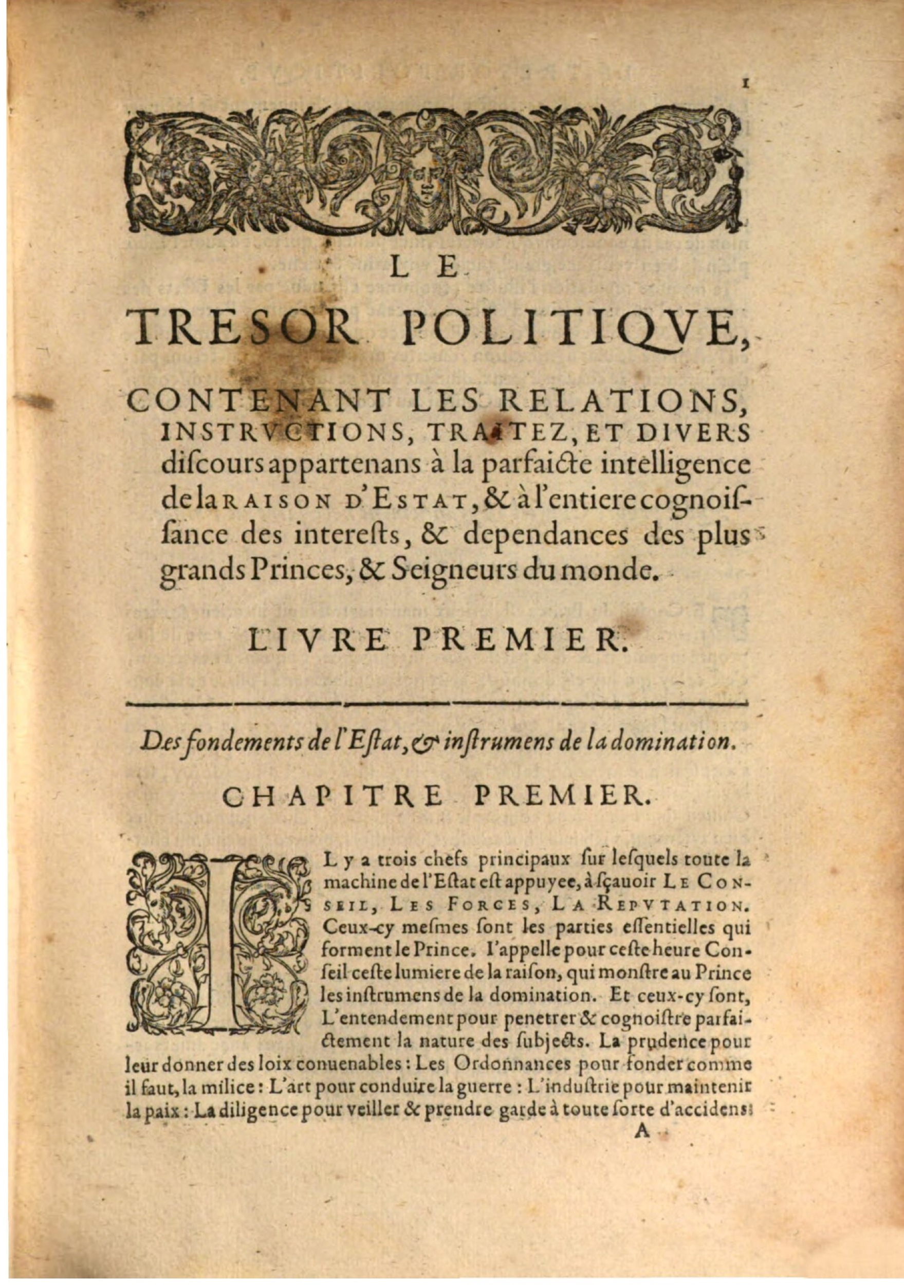 1611 - Pierre Chevalier - Trésor politique - BSB Munich