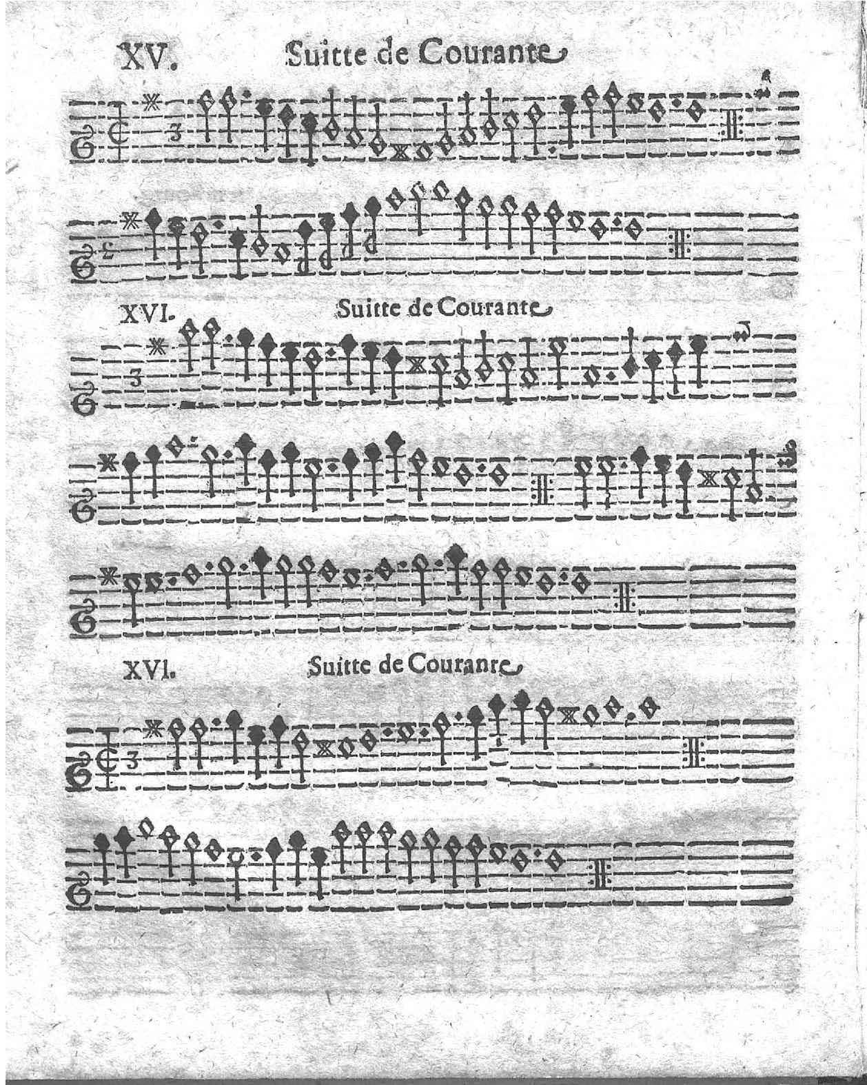 1621 - Jehan Weidnern - Trésor de toutes sortes de danses nouvelles à la française, allemande, espagnole, et italienne, à cinq et six parties - Vatican Apostolic Library