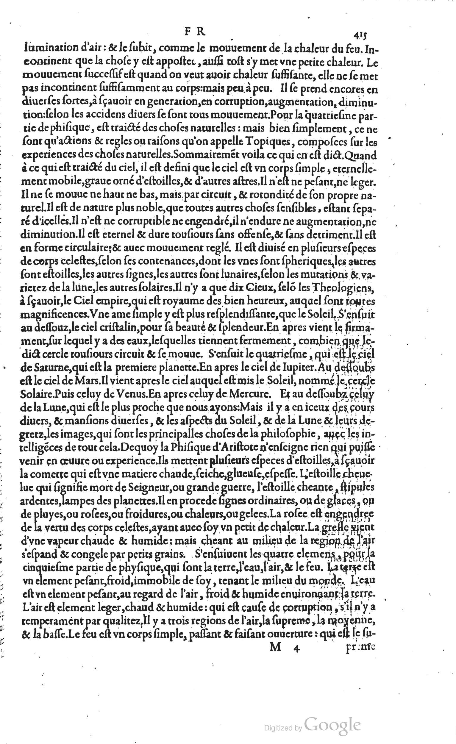 1585 - Barthélemy Honorat - Bibliothèques françaises - BSB Munich