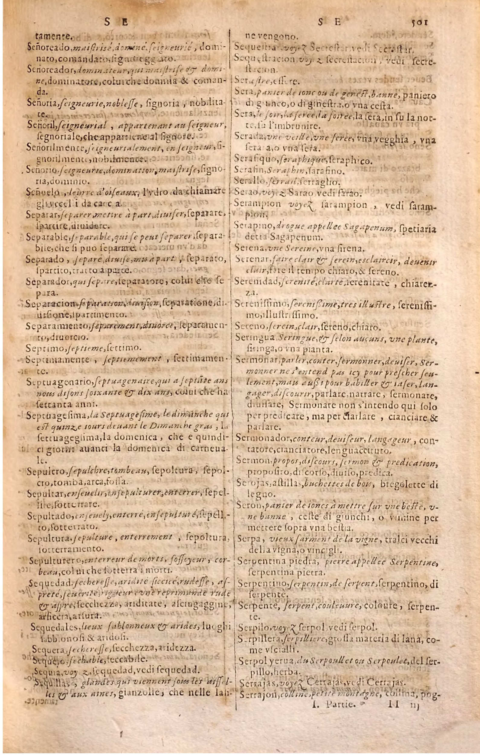 1627 - Jacques Crespin - Trésor des trois langues - Regensburg