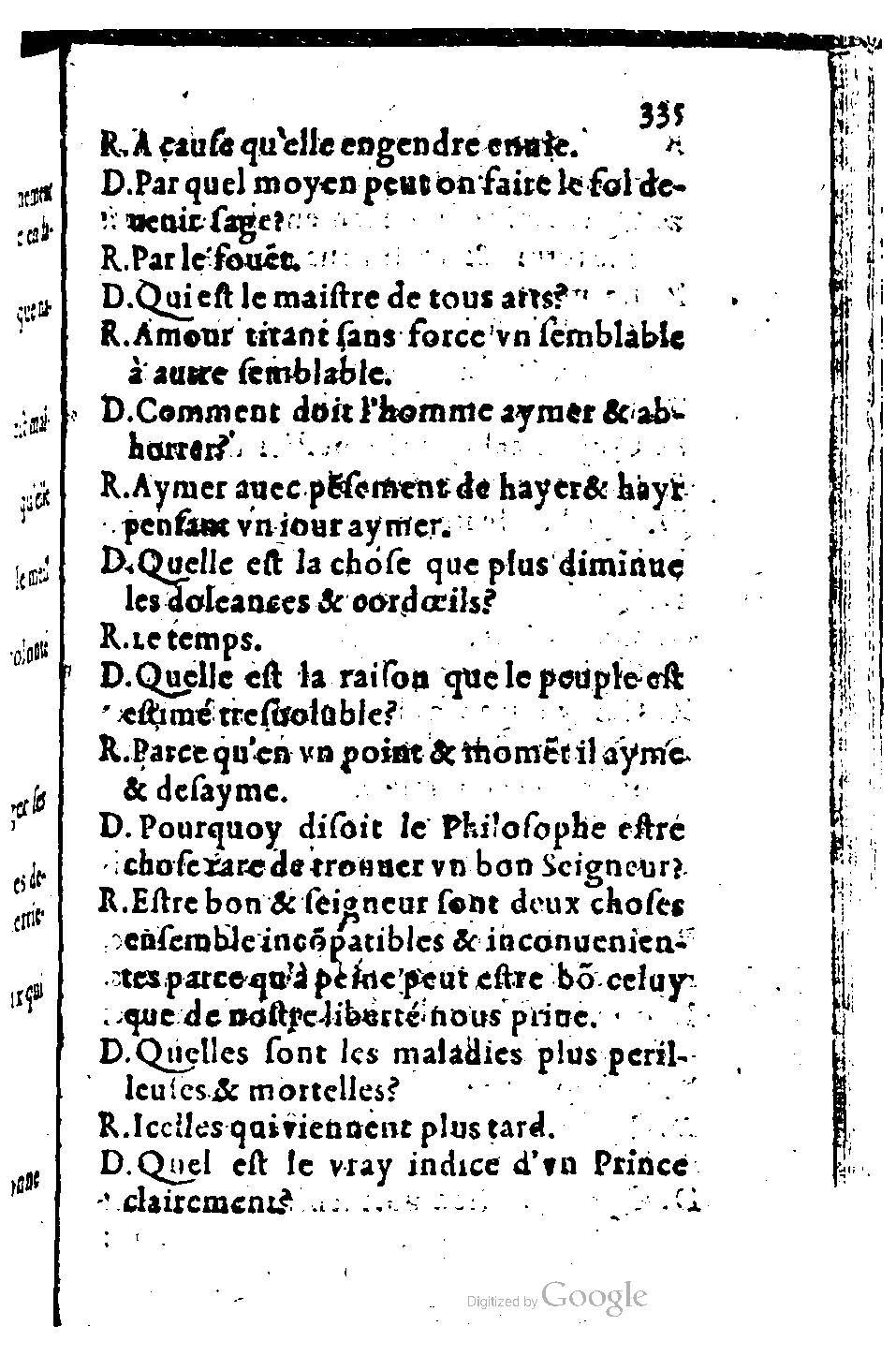 1582 - Nicolas Bonfons - Trésor des sentences dorées - BM Lyon 1582 - Nicolas Bonfons - Trésor des sentences dorées - BM Lyon