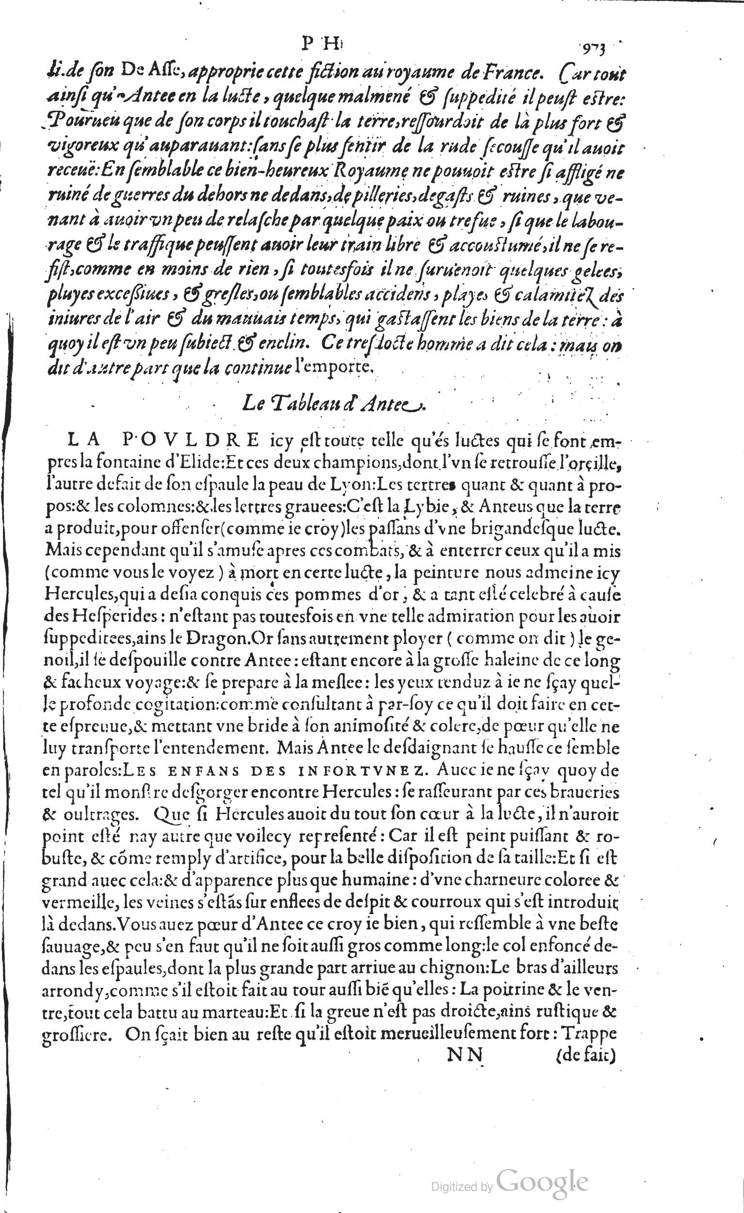 1585 - Barthélemy Honorat - Bibliothèques françaises - BSB Munich