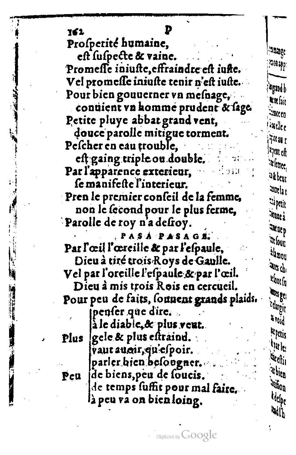 1582 - Nicolas Bonfons - Trésor des sentences dorées - BM Lyon