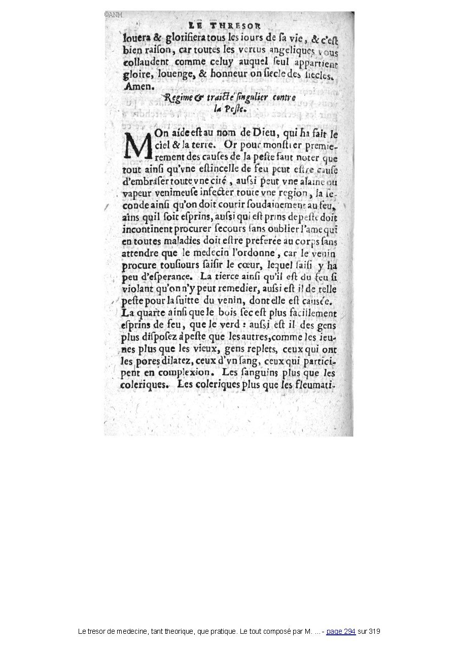 1560 - Pierre et Jan Moine - Trésor de médecine - Université Paris Cité
