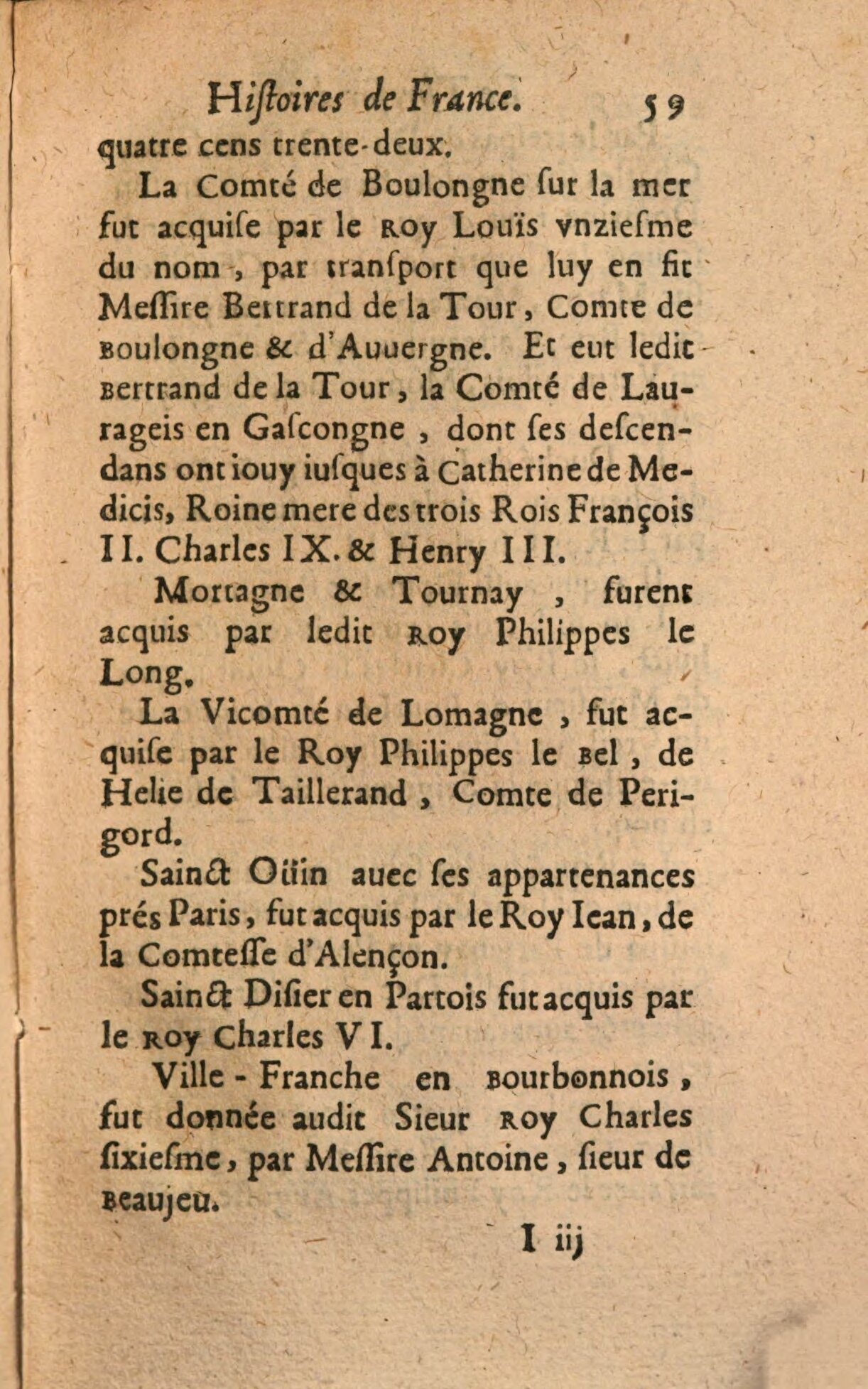 1639 - Jean Corrozet - Trésor des histoires de France - BSB Munich