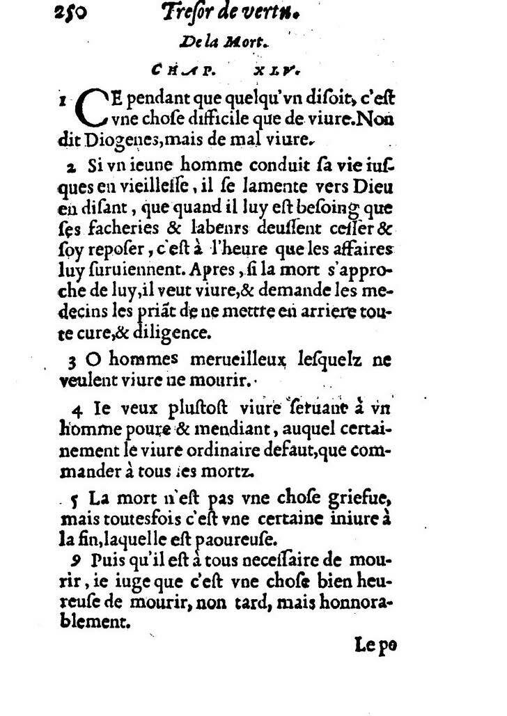 1558 - Nicolas Perrineau et Jean Temporal - Trésor de vertu - BM Lyon