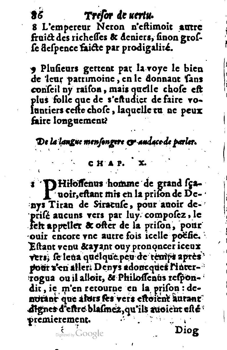 1576 - Benoît Rigaud - Trésor de vertu - British Library 1576 - Benoît Rigaud - Trésor de vertu - British Library