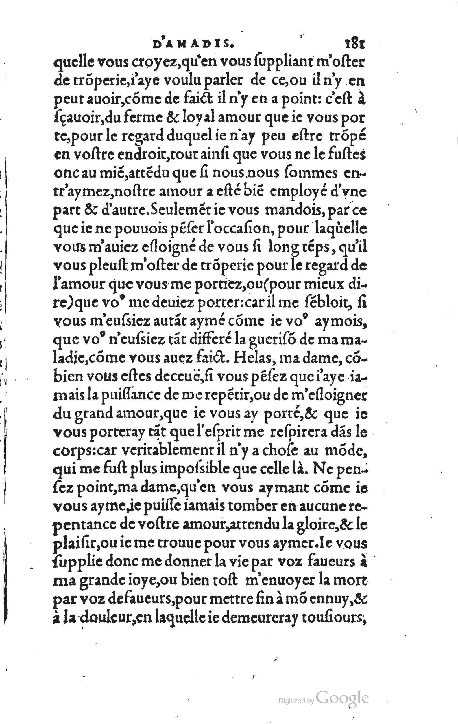 1560 - Vincent Sertenas et Gilles Robinot - Trésor des Amadis - British Library