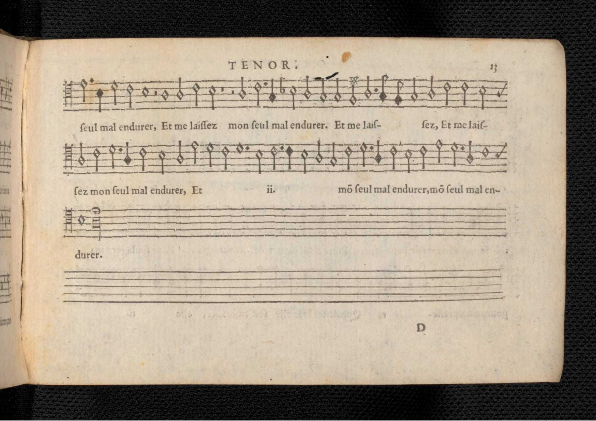 1576 - [Pierre de Saint-André] - Trésor de musique d’Orlande de Lassus Tenor - KBR Bruxelles
