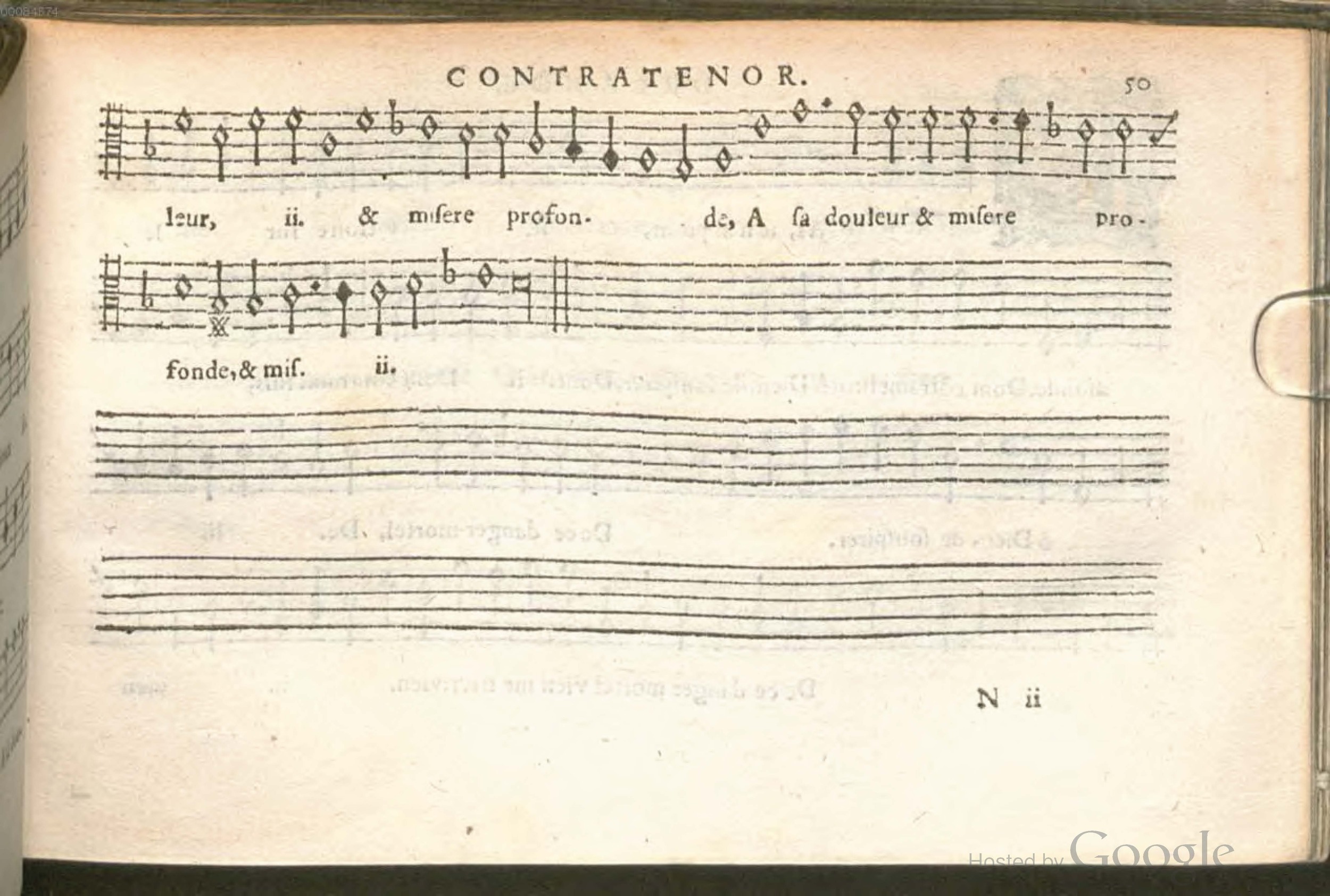 1576 - [Pierre de Saint-André] - Trésor de musique d’Orlande de Lassus Contratenor - BSB Munich