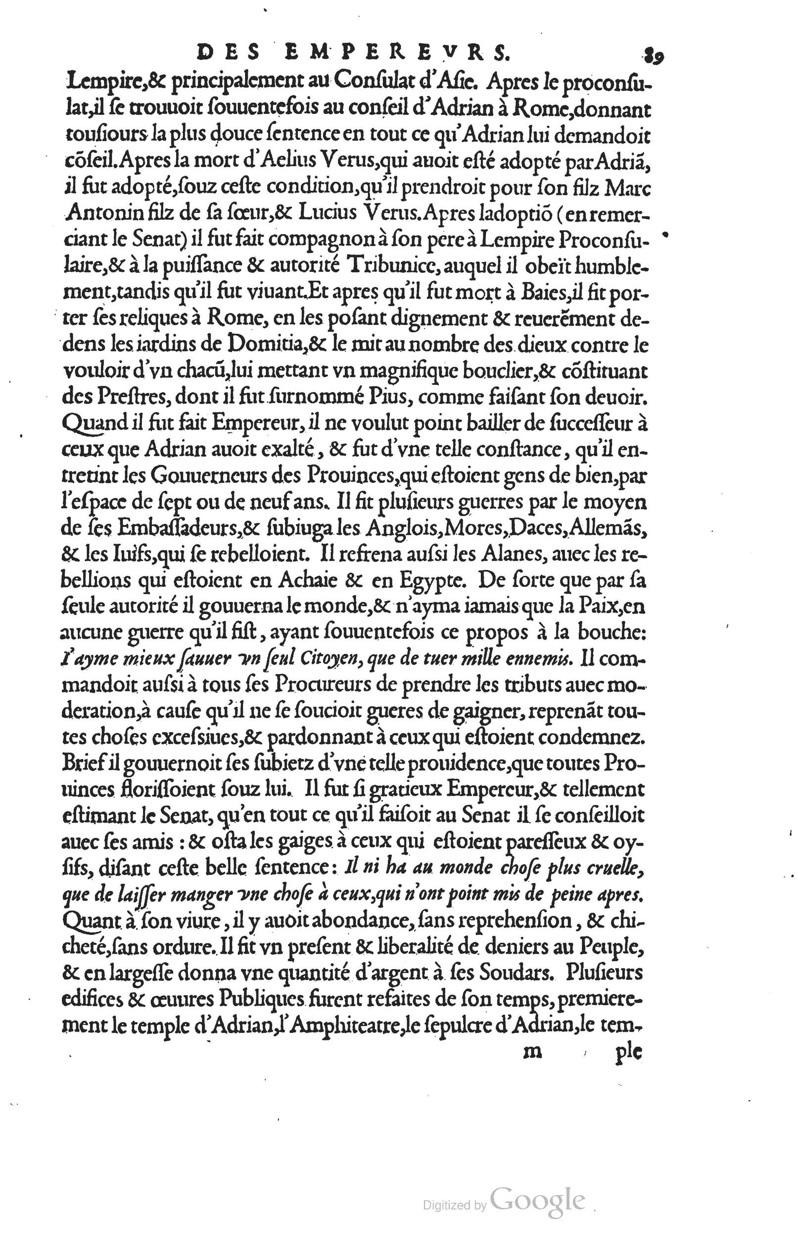 1553 - Jacopo Strada et Thomas Guérin - Épitome du Trésor des antiquités - Prague