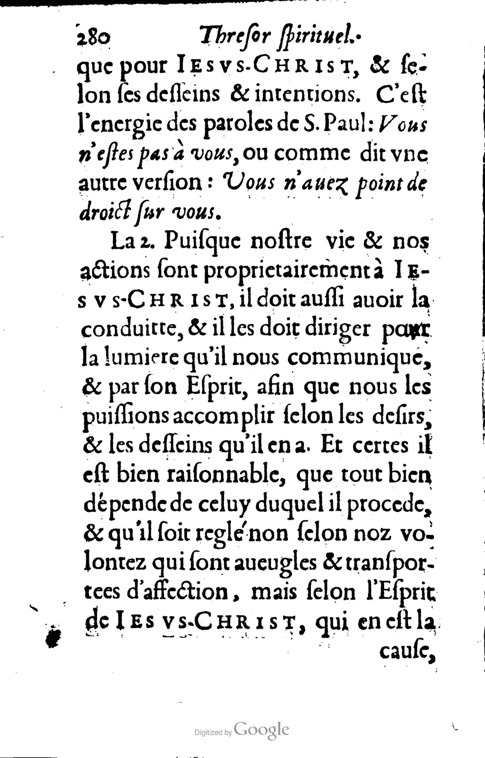 1633 - François Waudré - Trésor spirituel contenant les excellences du christianisme - BM Lyon