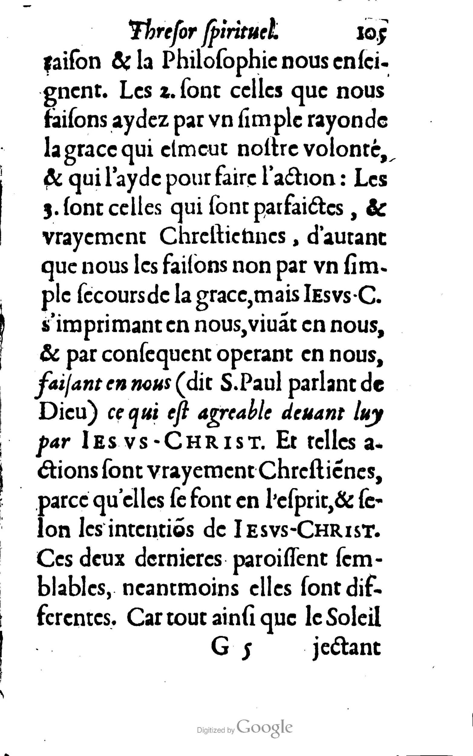 1633 - François Waudré - Trésor spirituel contenant les excellences du christianisme - BM Lyon