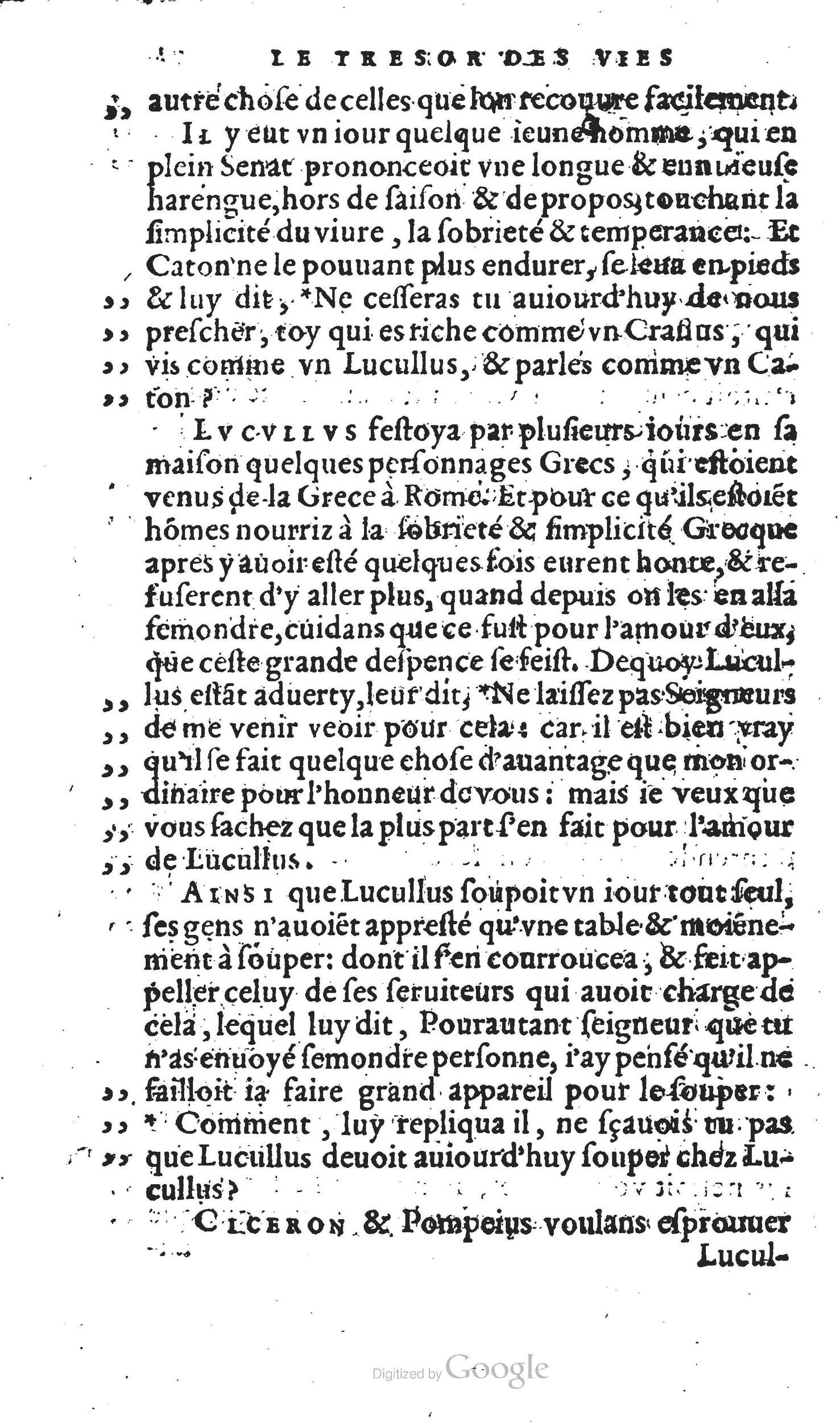 1567 - Willem Silvius - Trésor des vies de Plutarque - Anvers Musée Plantin-Moretus