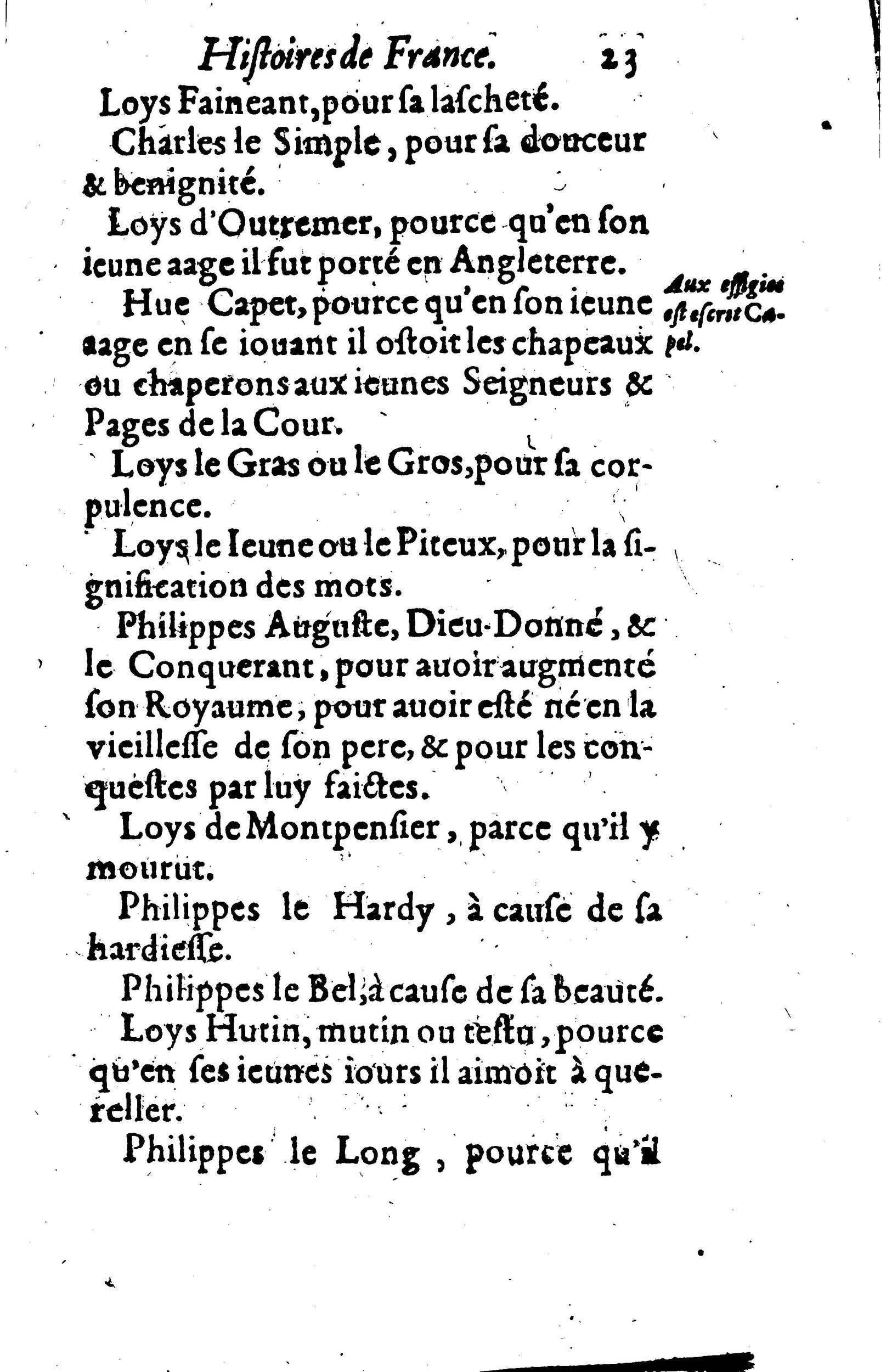 1617 - Jean Corrozet - Trésor des histoires de France - BM Lyon