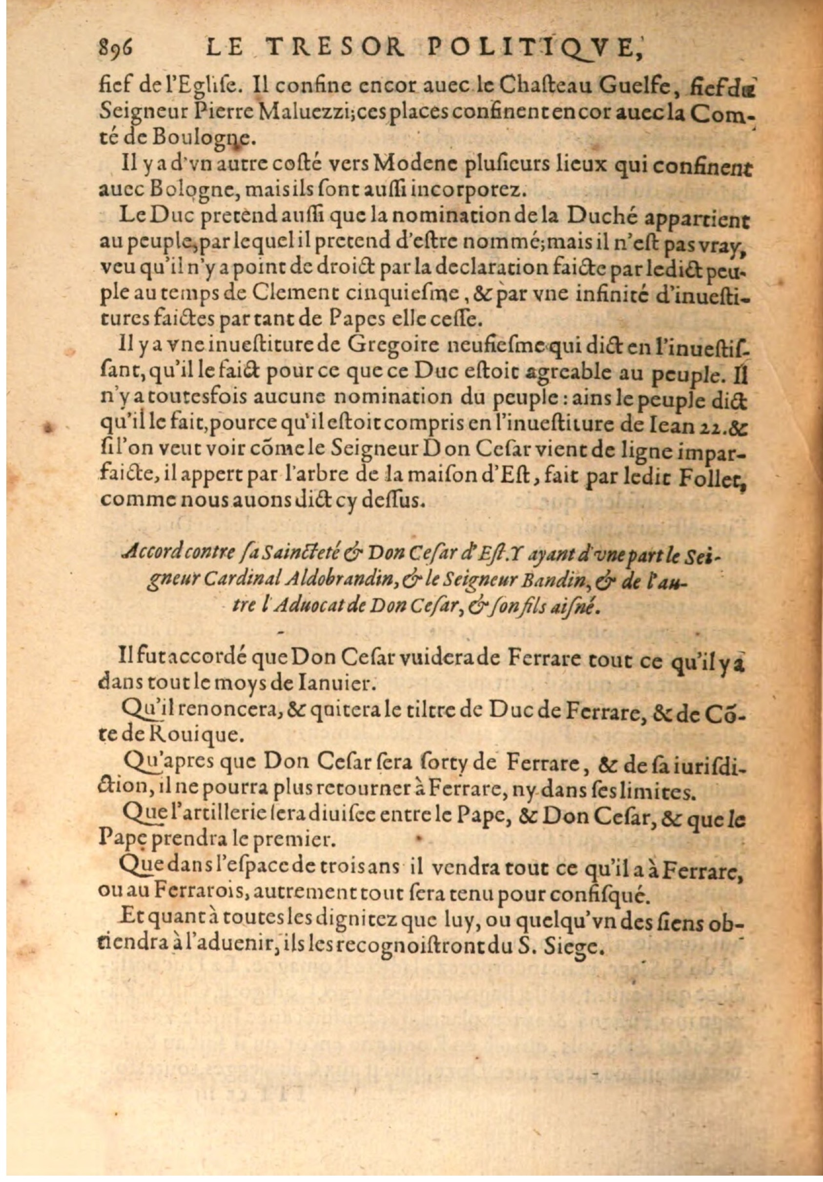 1608 - Pierre Chevalier - Trésor politique - BSB Munich