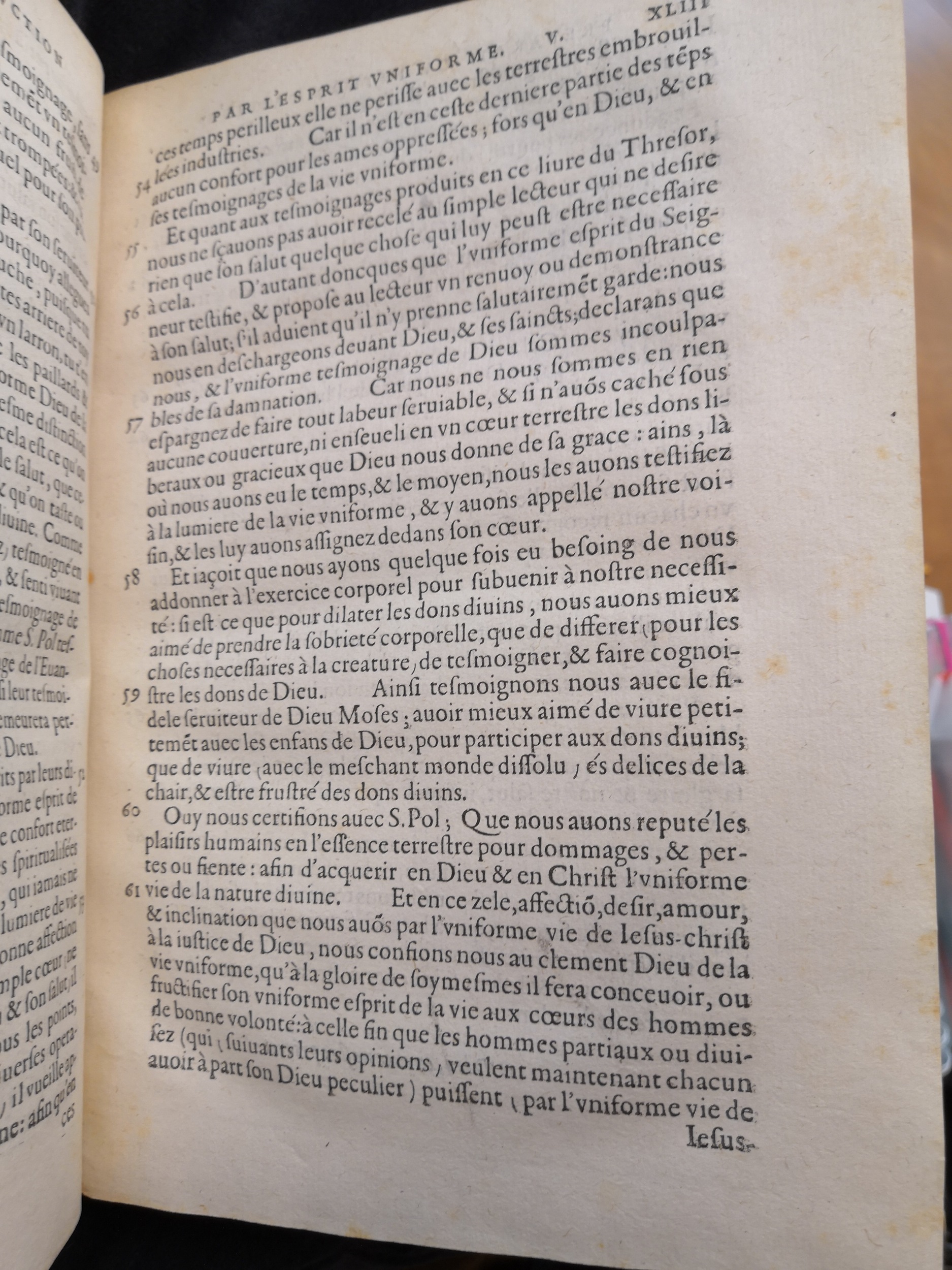 1581c. - Christophe Plantin - Le Livre des témoignages du Trésor caché au champ (Livres 2, 4, 6 et 7) - Anvers Musée Plantin Moretus