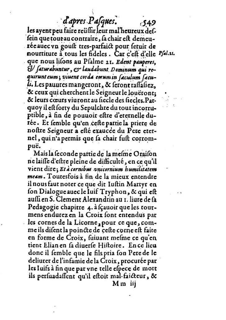 1607 - Nicolas Du Fossé - Trésor quadragésimal - T 02 - BM Lyon