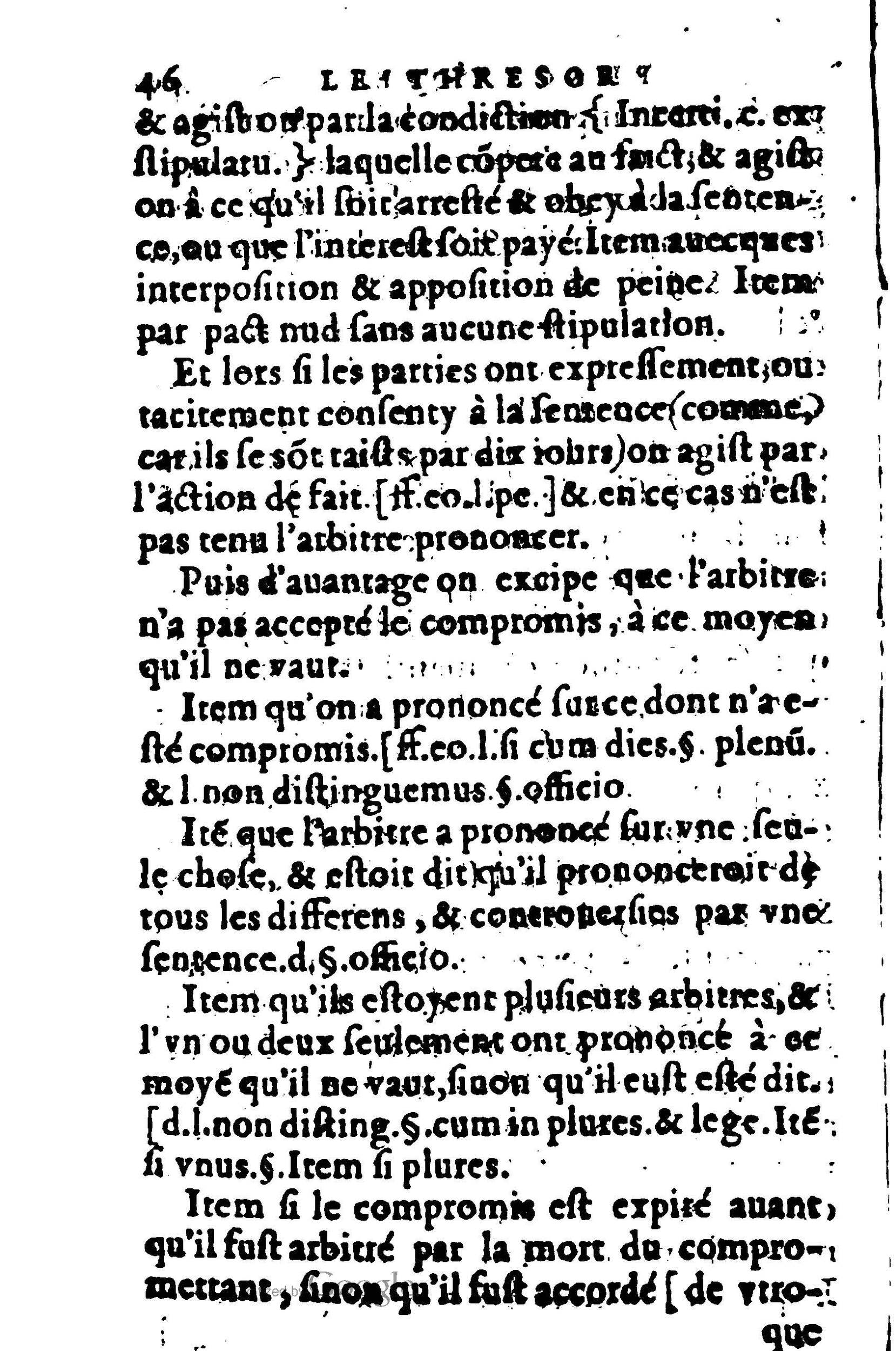 1605 - Pierre Rigaud - Trésor de pratique pour les juges - BM Lyon 1605 - Pierre Rigaud - Trésor de pratique pour les juges - BM Lyon