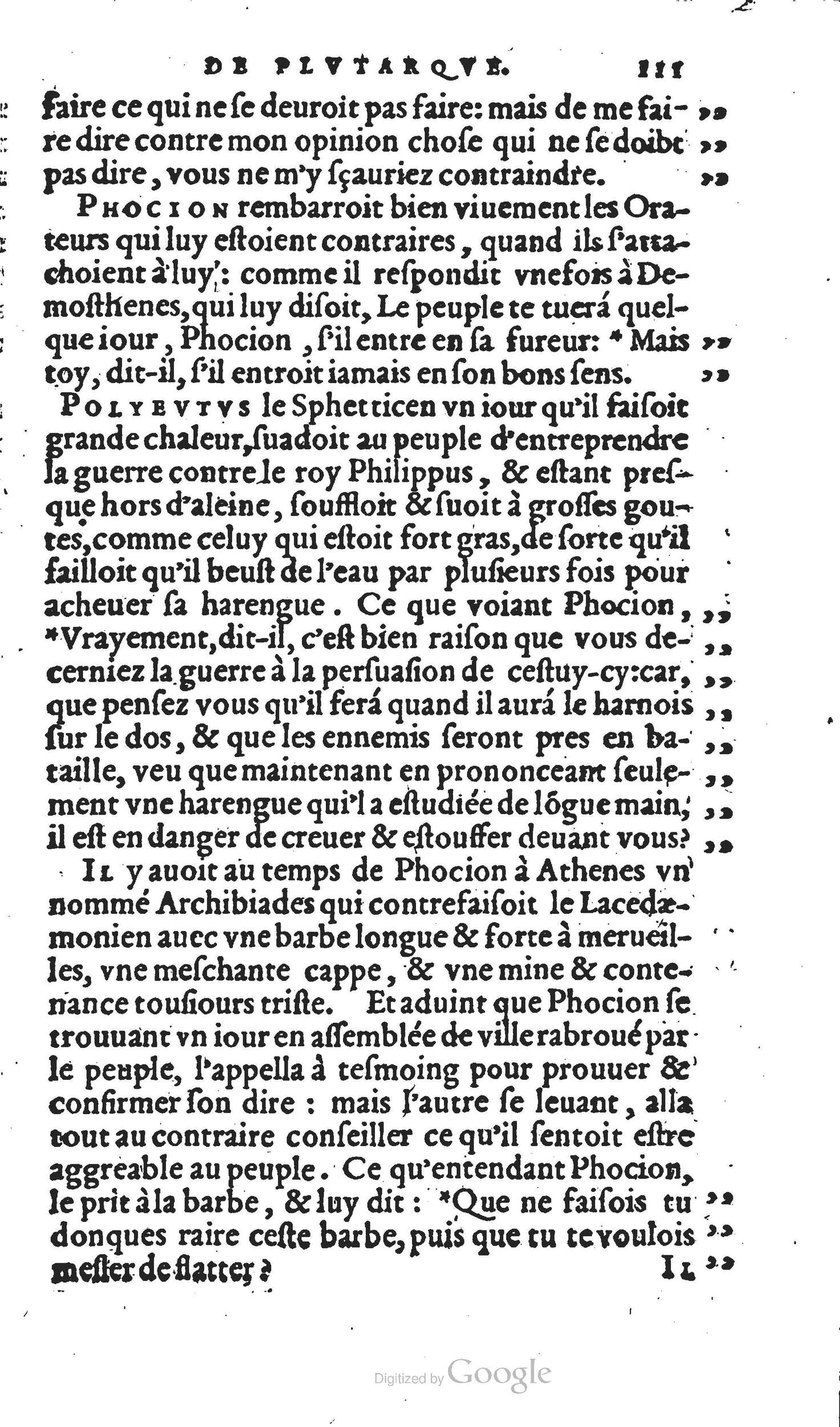 1567 - Willem Silvius - Trésor des vies de Plutarque - Anvers Musée Plantin-Moretus